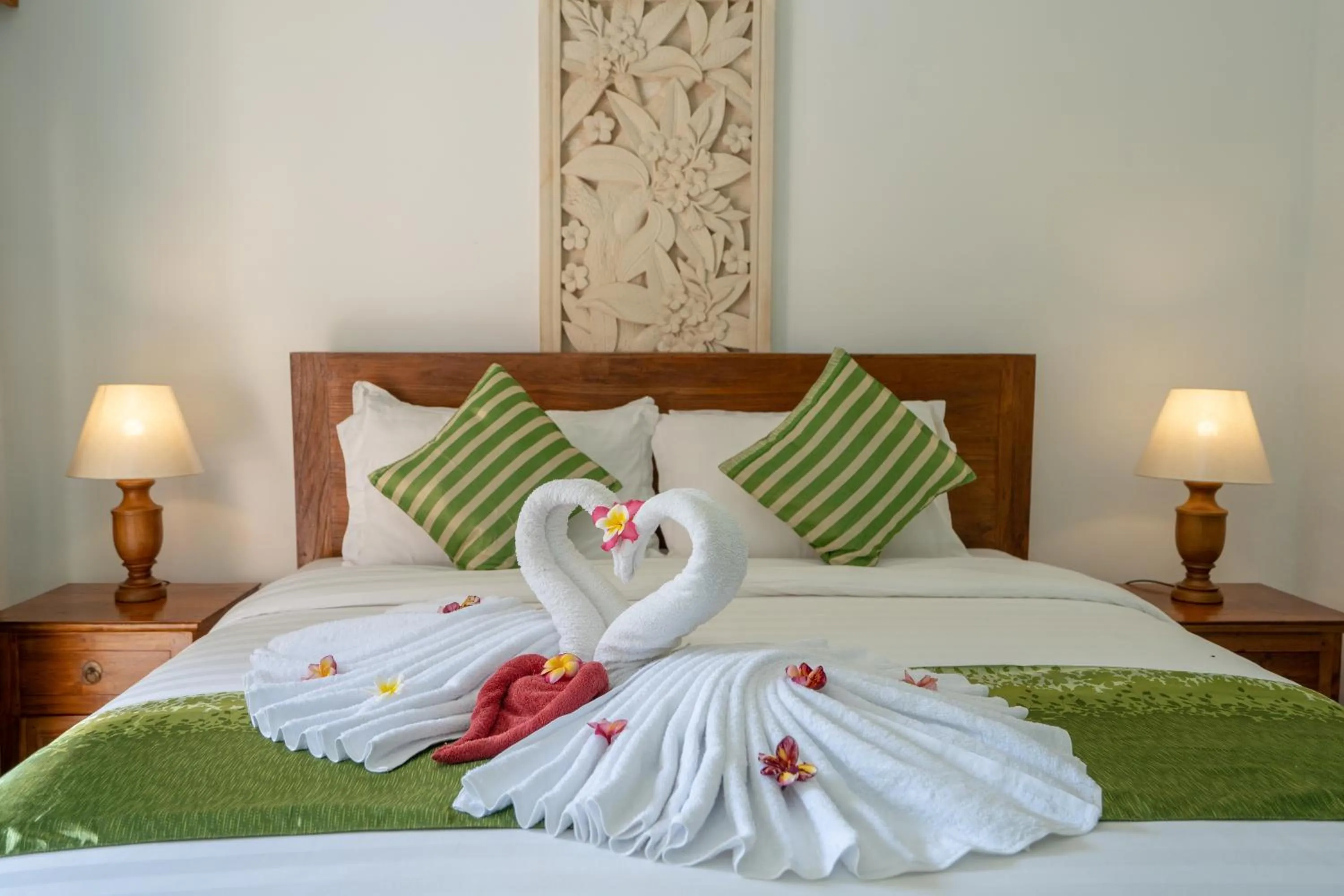 Bed in Nusa Indah Bungalow