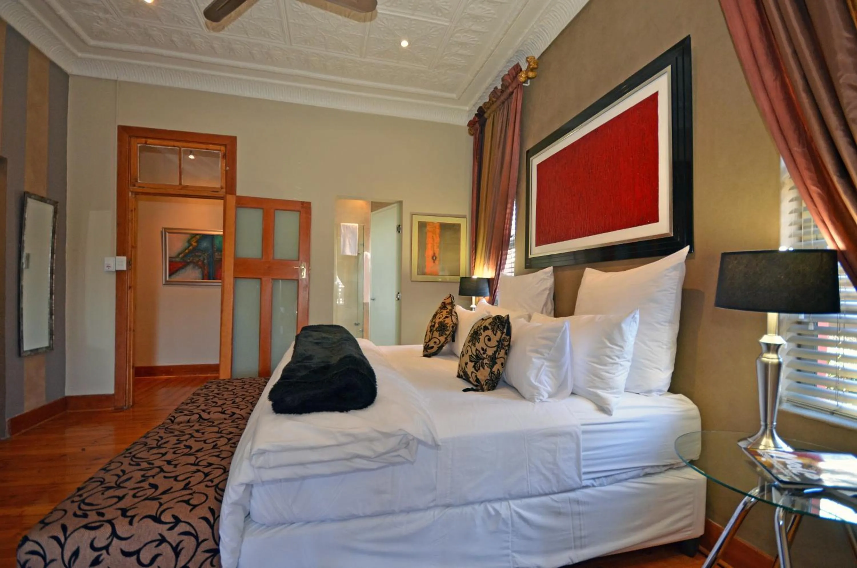 Bedroom, Bed in Saffron Guest House