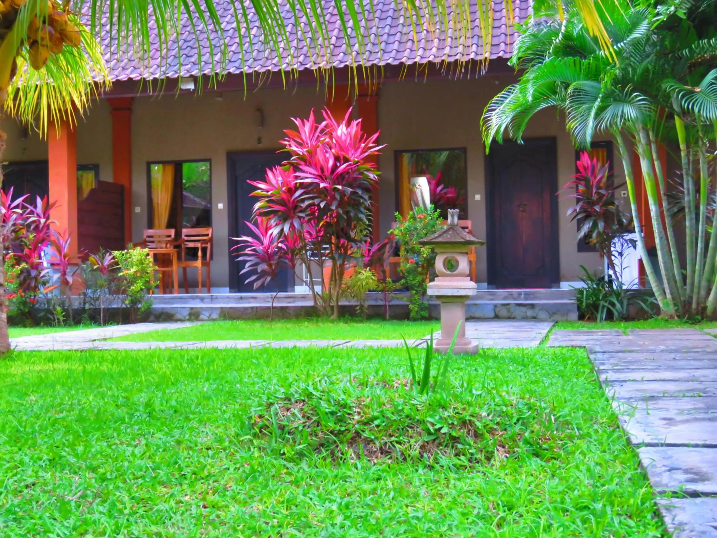 Garden in Suka Sari Cottages