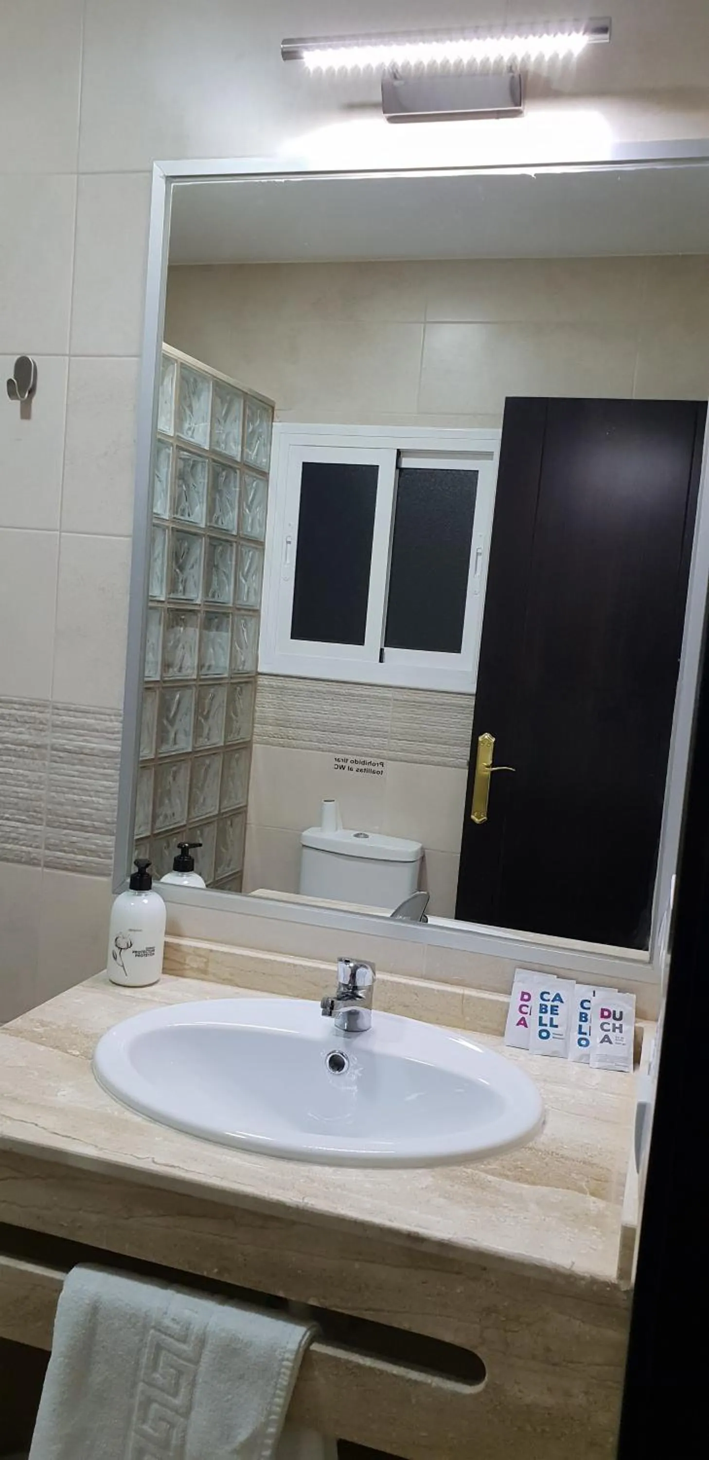 Bathroom in Hostal Málaga