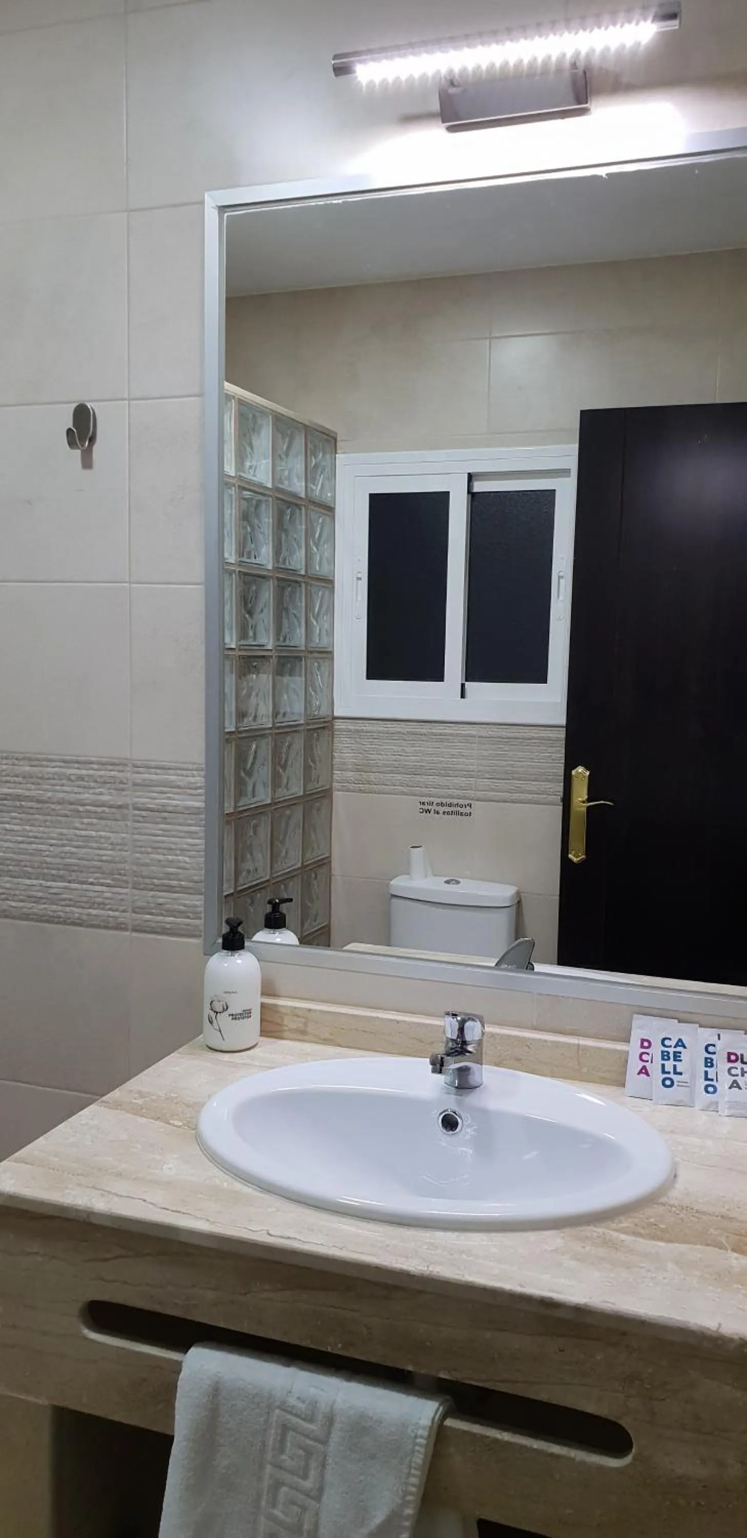 Bathroom in Hostal Málaga
