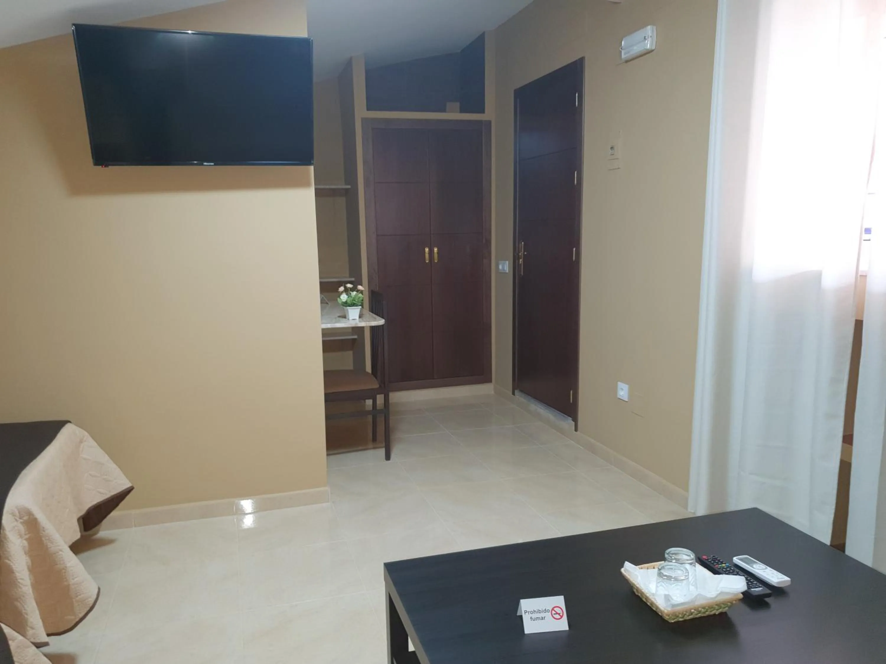 Seating area in Hostal Málaga