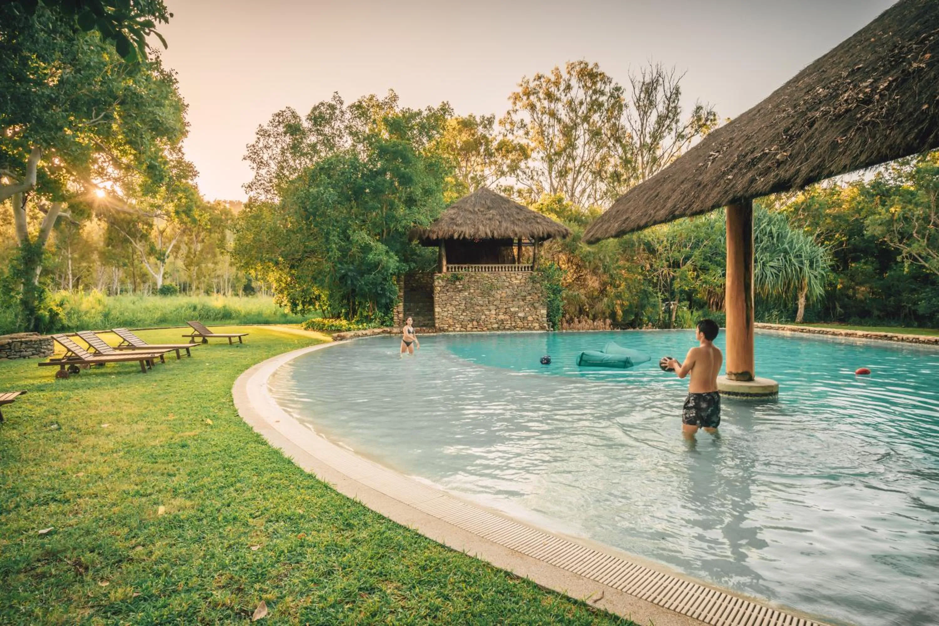 Pool view in Paradise Cove Villa