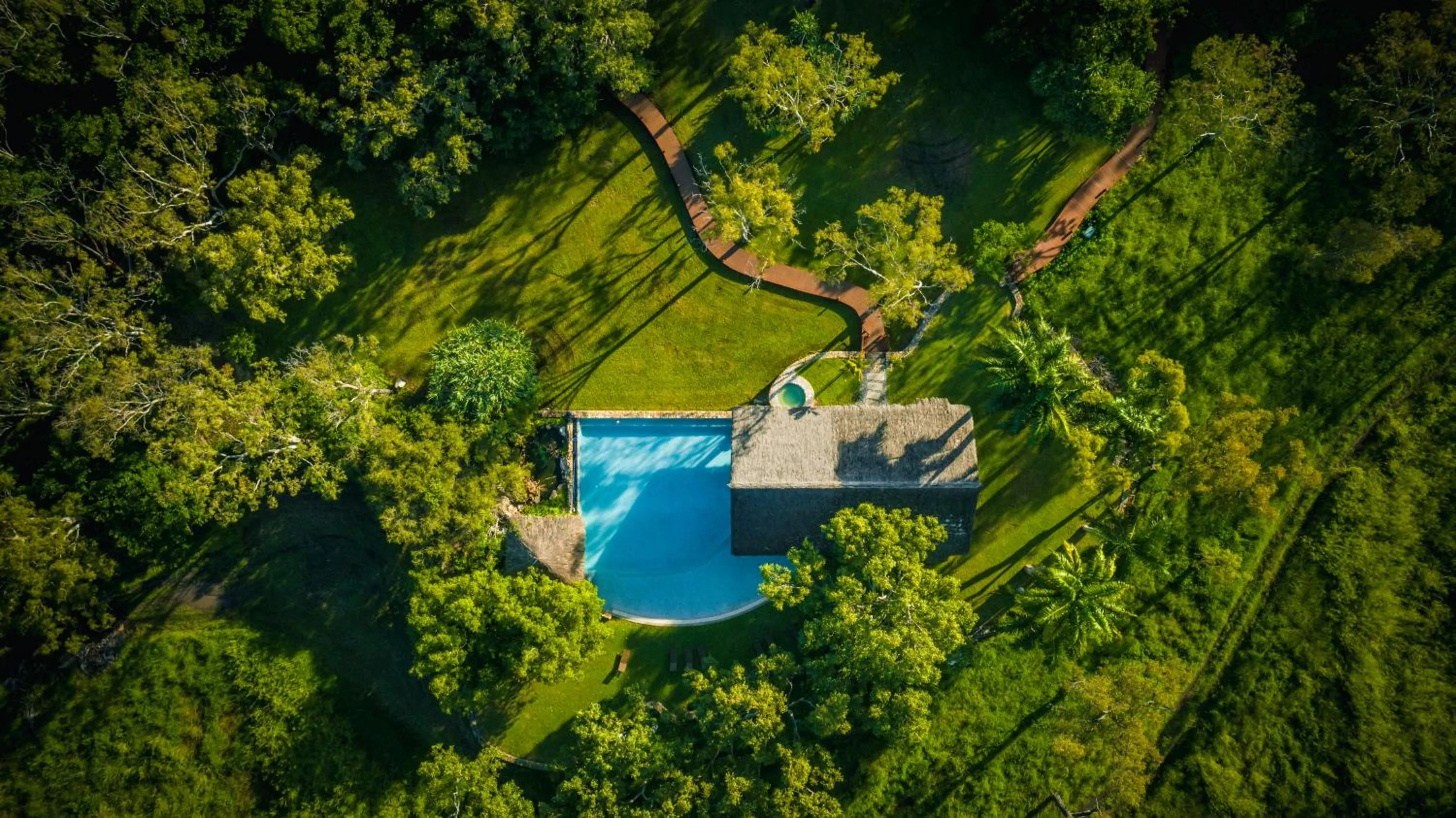 Bird's eye view in Paradise Cove Villa