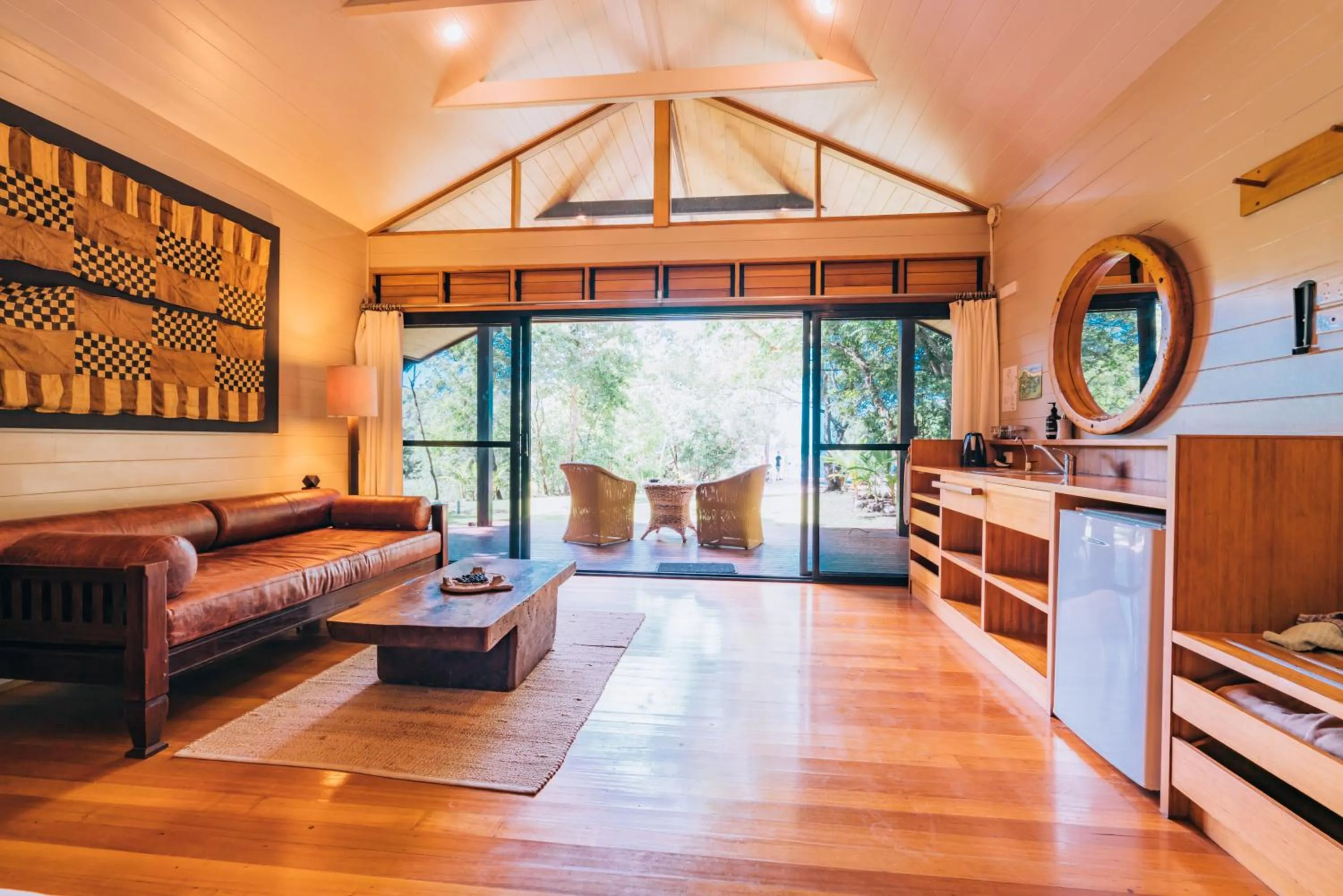 Living room in Paradise Cove Villa