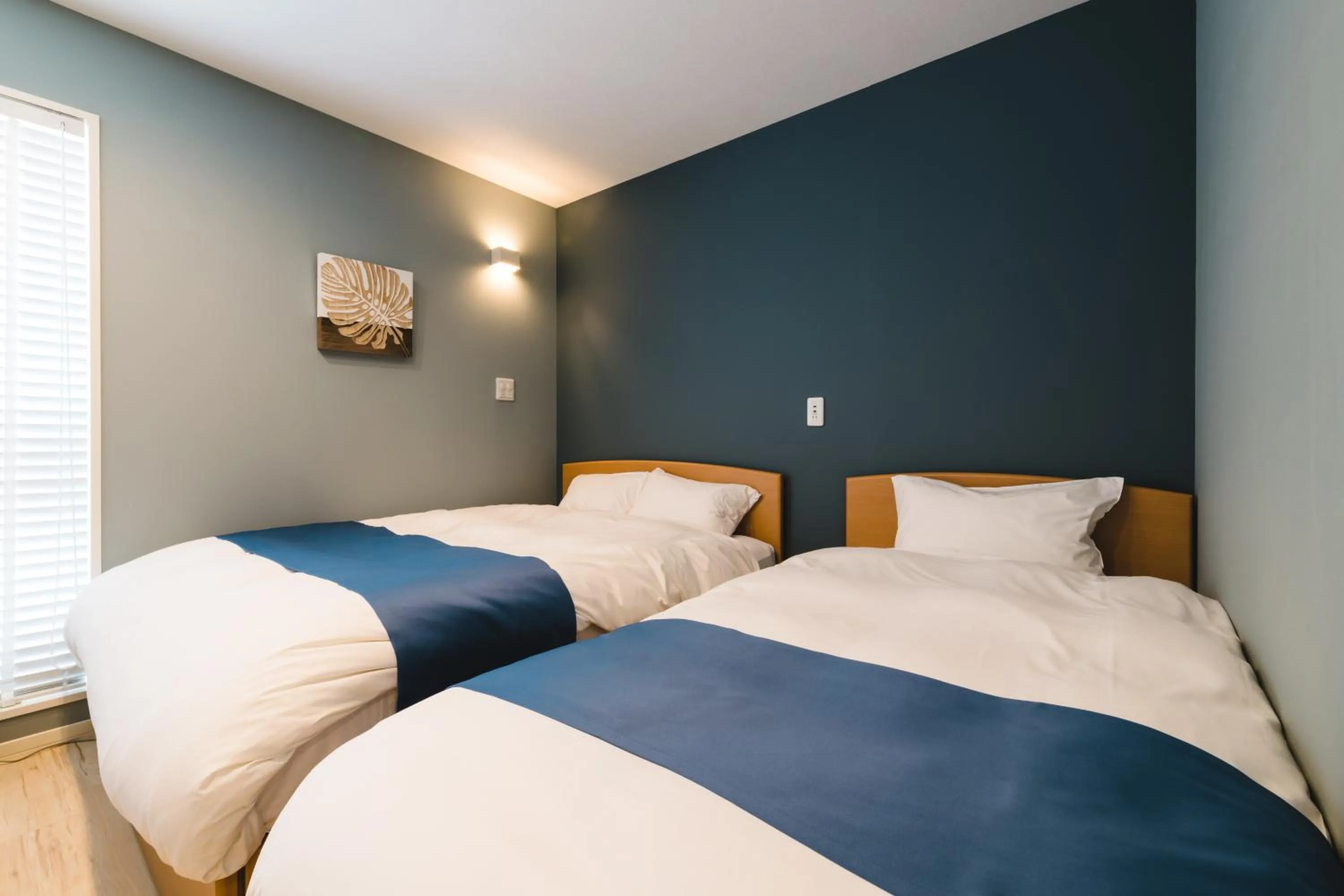 Bedroom, Bed in Trip Base HAKATAEKIMAE