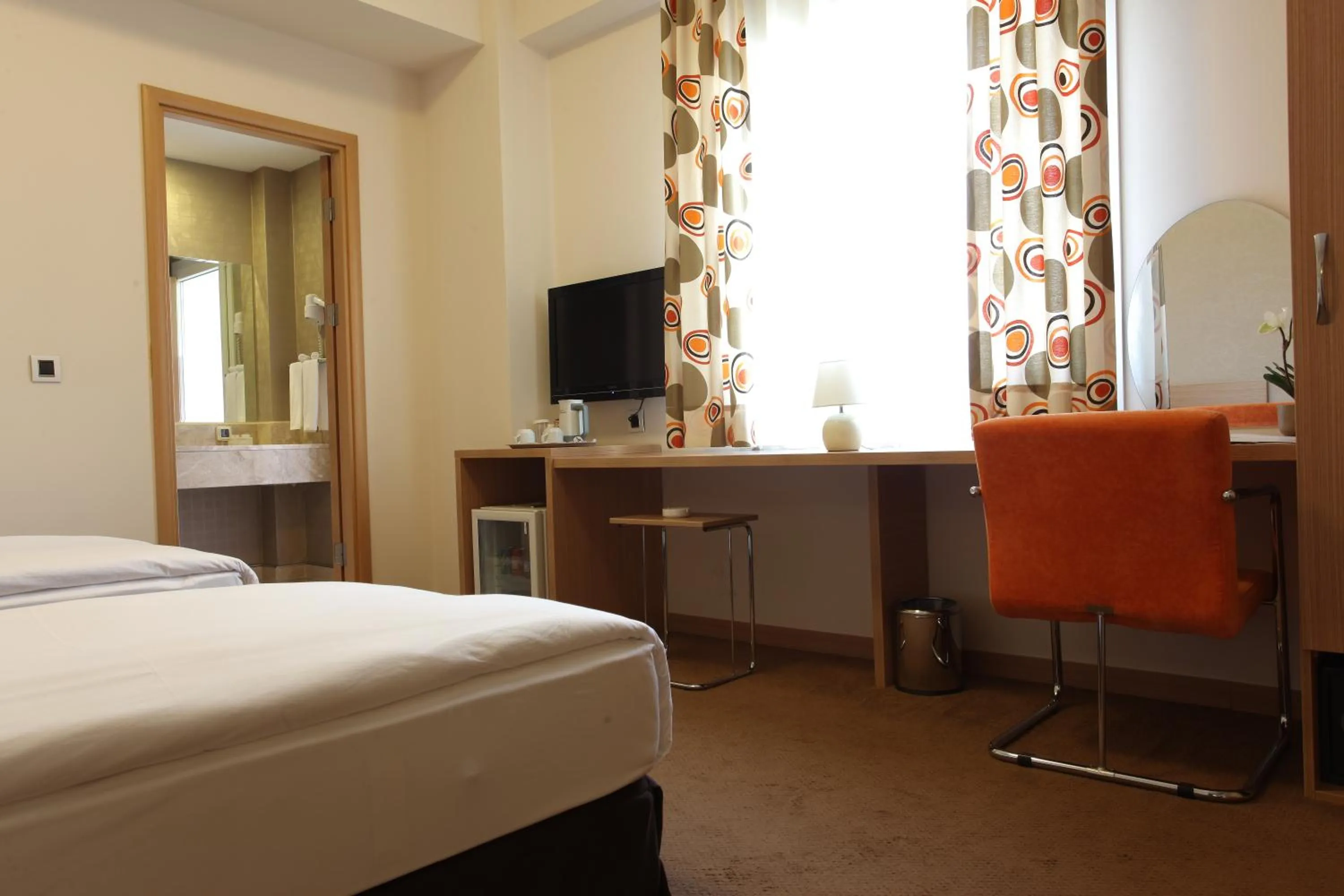 TV and multimedia, Bed in Orucoglu Oreko Hotel