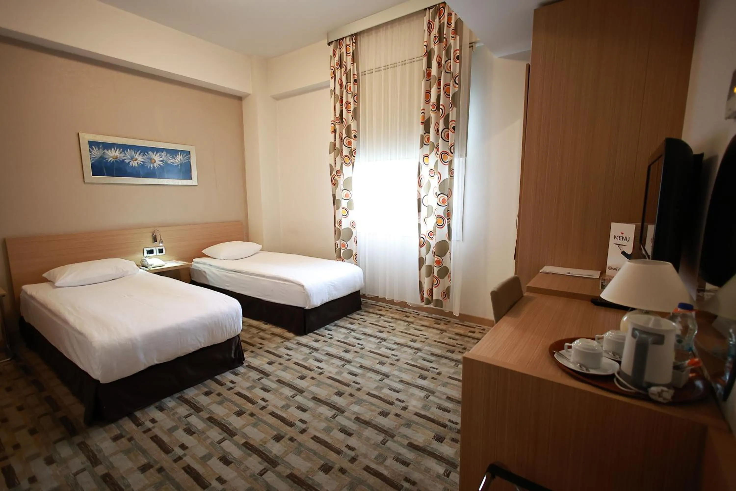 Bed in Orucoglu Oreko Hotel