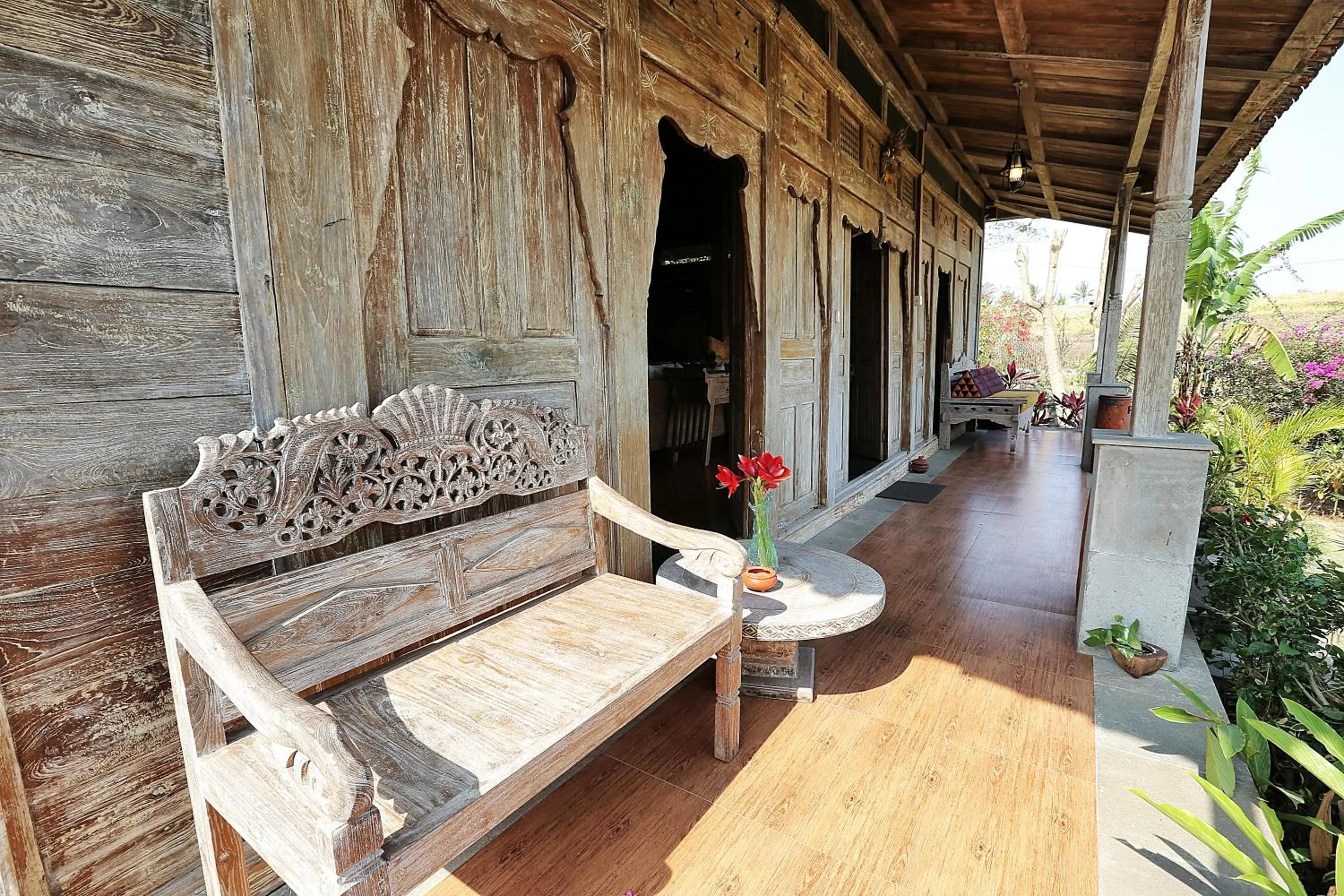 Balcony/Terrace in The Sanyas Retreat