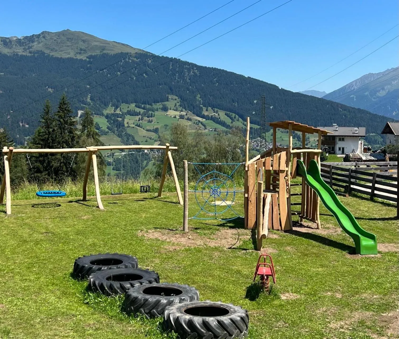 Children play ground in Sporthotel Kalcherhof