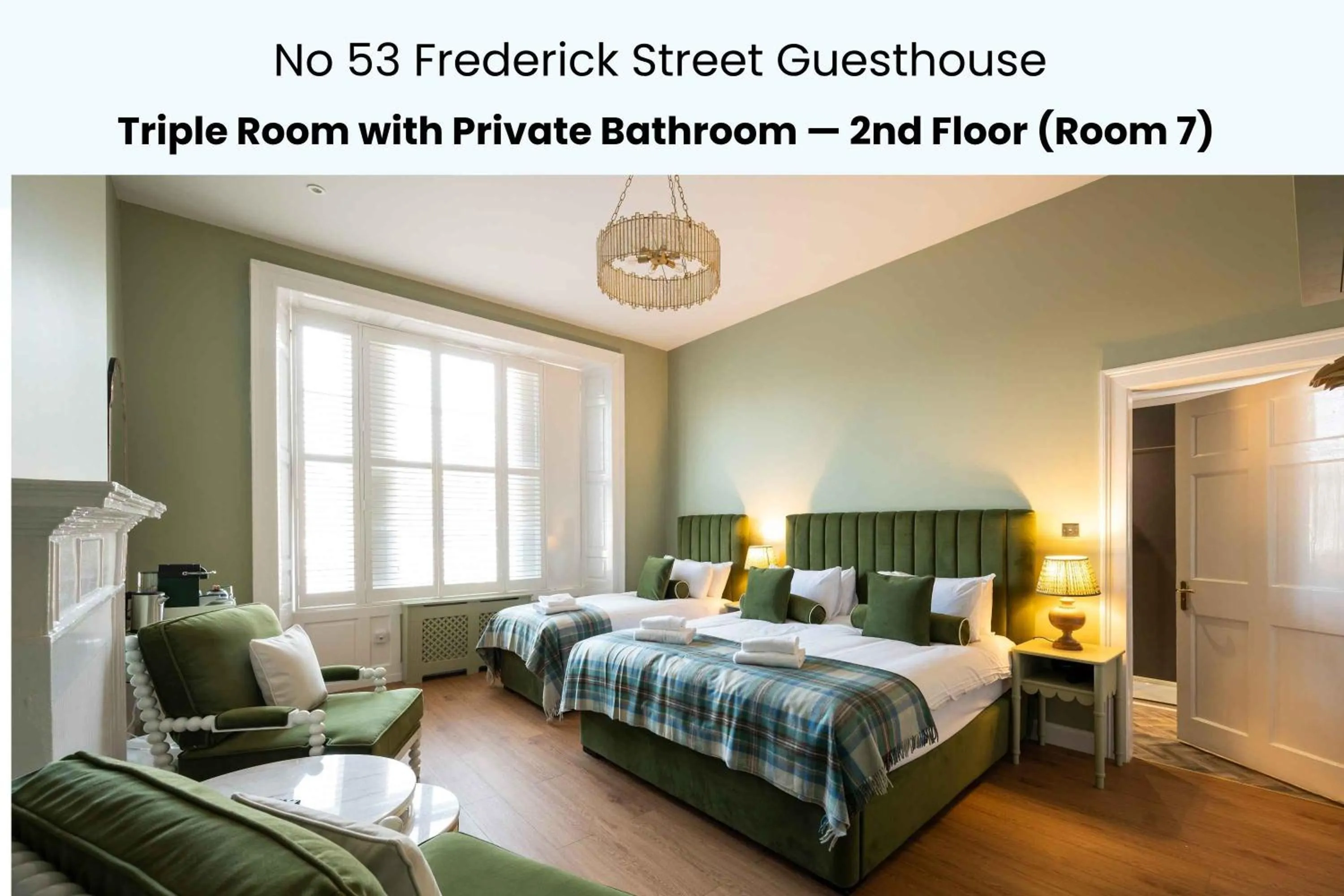 Bed in No. 53 Frederick Street