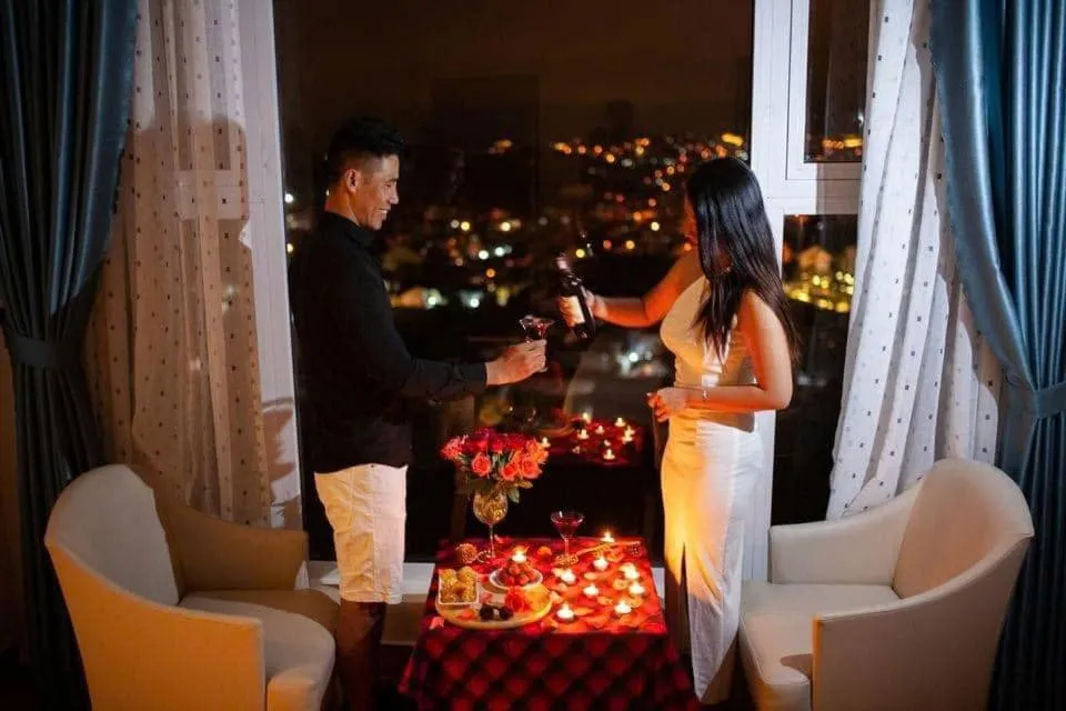 Night in Rose Valley Hotel Da Lat Vietnam