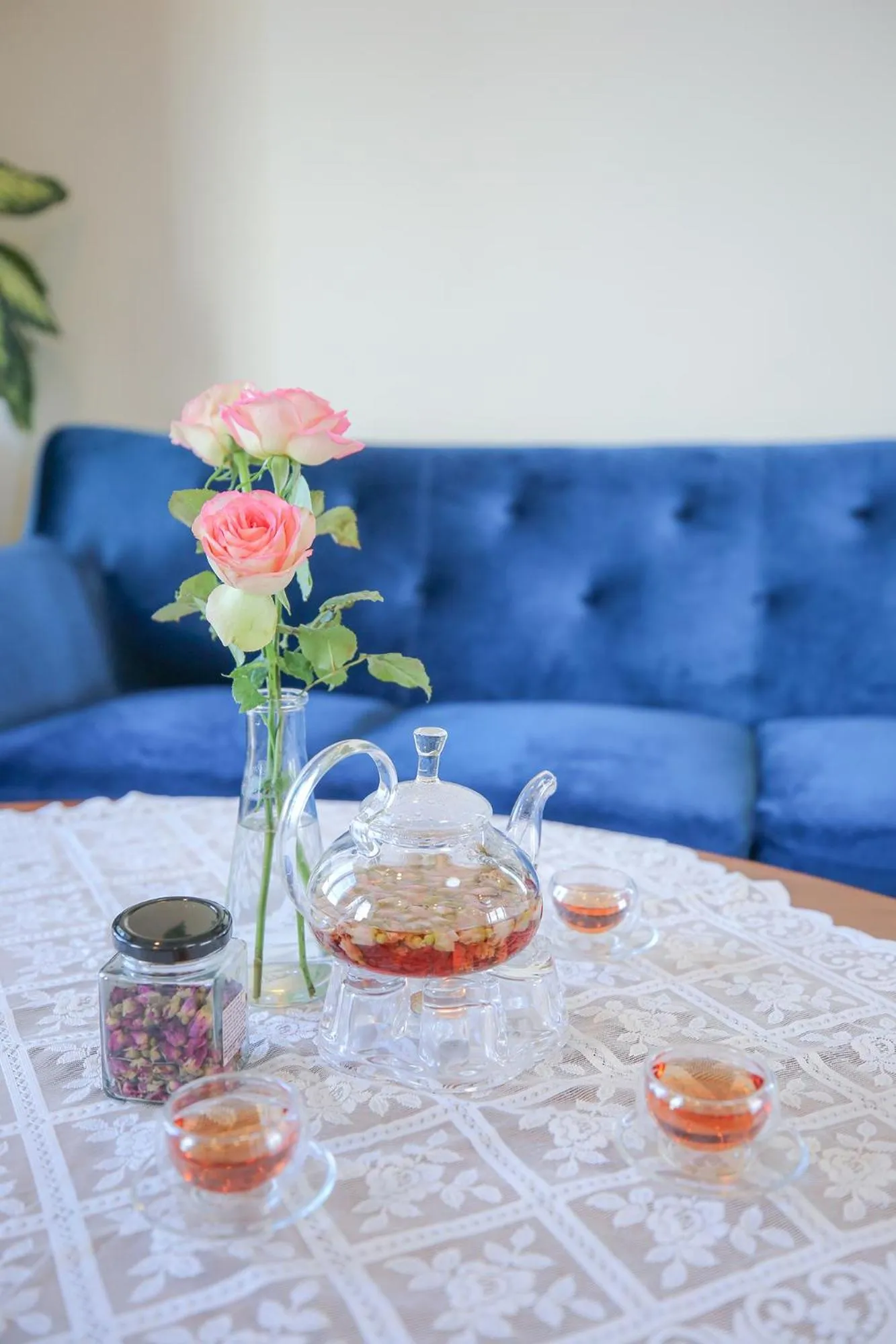 Living room in Rose Valley Hotel Da Lat Vietnam