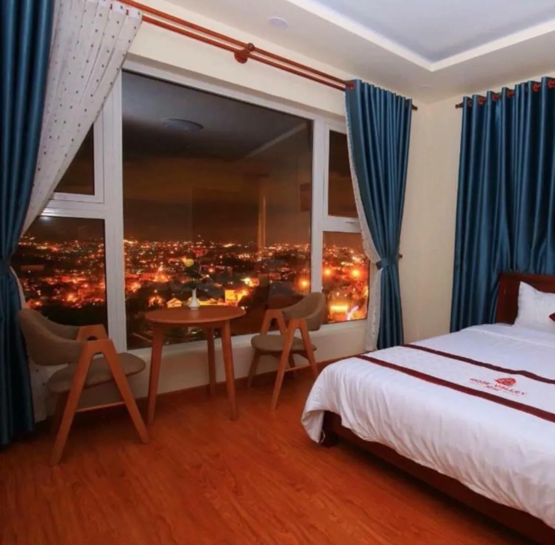 Bedroom, Bed in Rose Valley Hotel Da Lat Vietnam