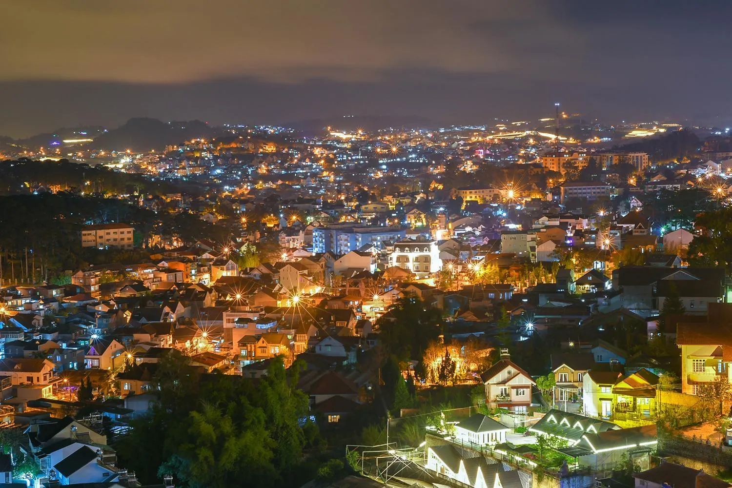 View (from property/room) in Rose Valley Hotel Da Lat Vietnam
