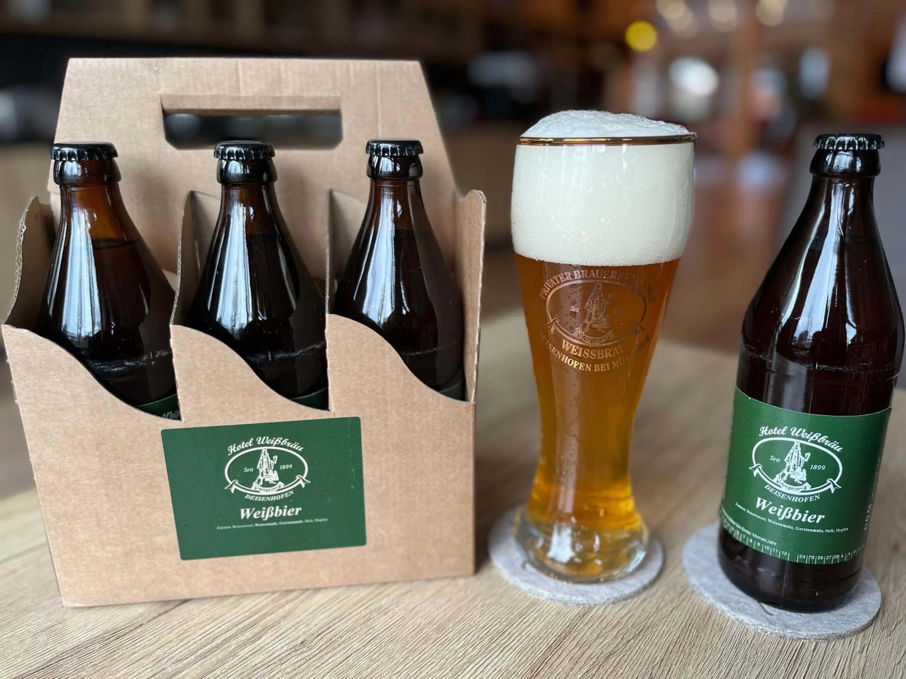 Drinks in Hotel Weißbräu