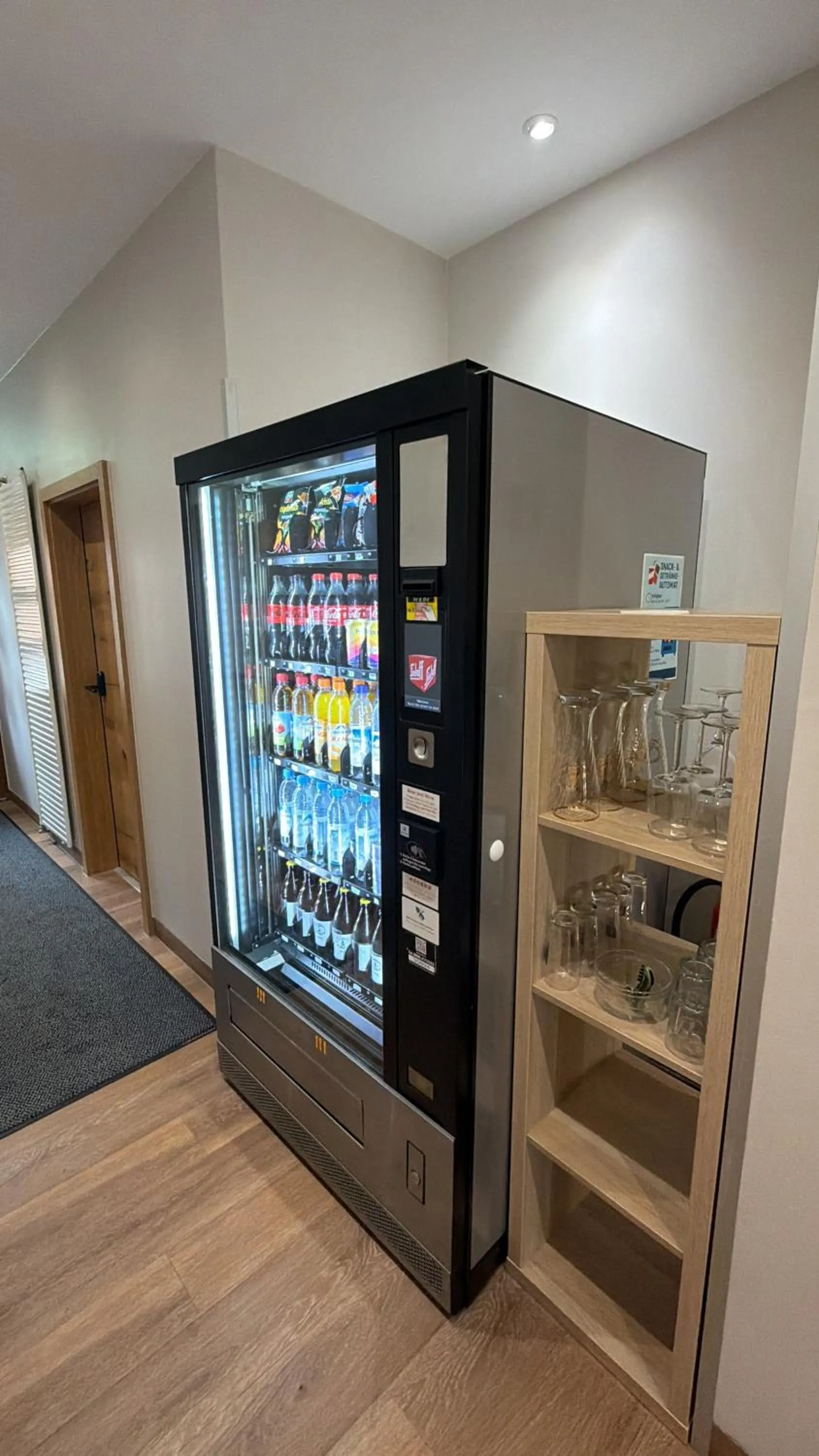 vending machine in Hotel Weißbräu