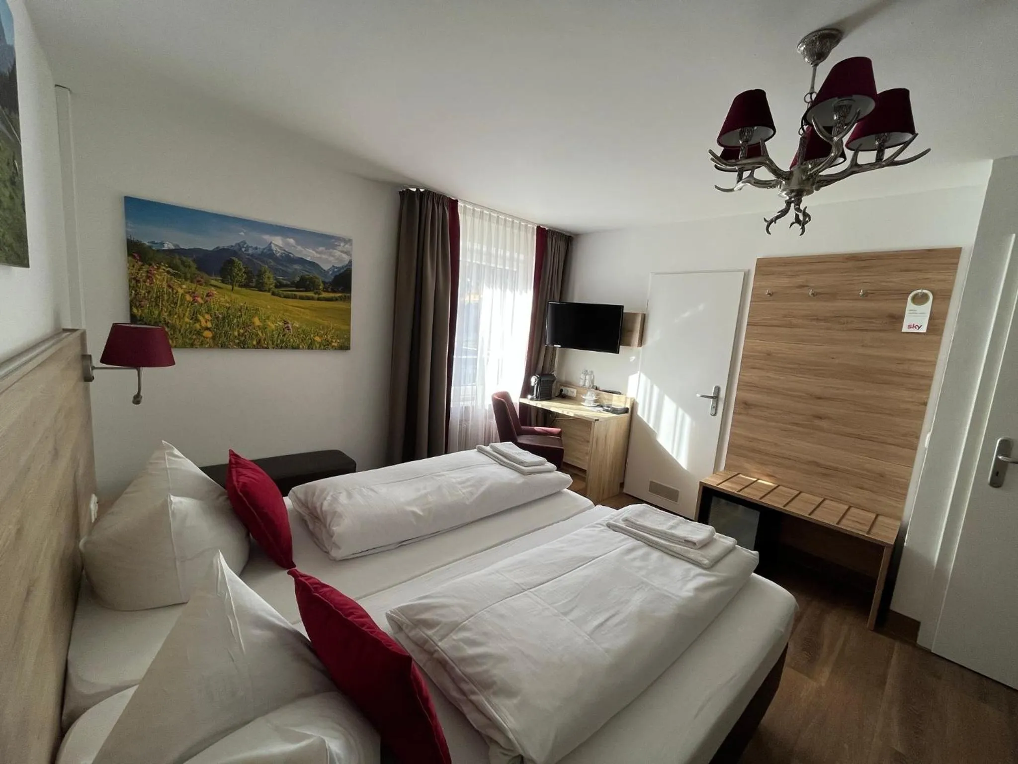 Bed in Hotel Weißbräu