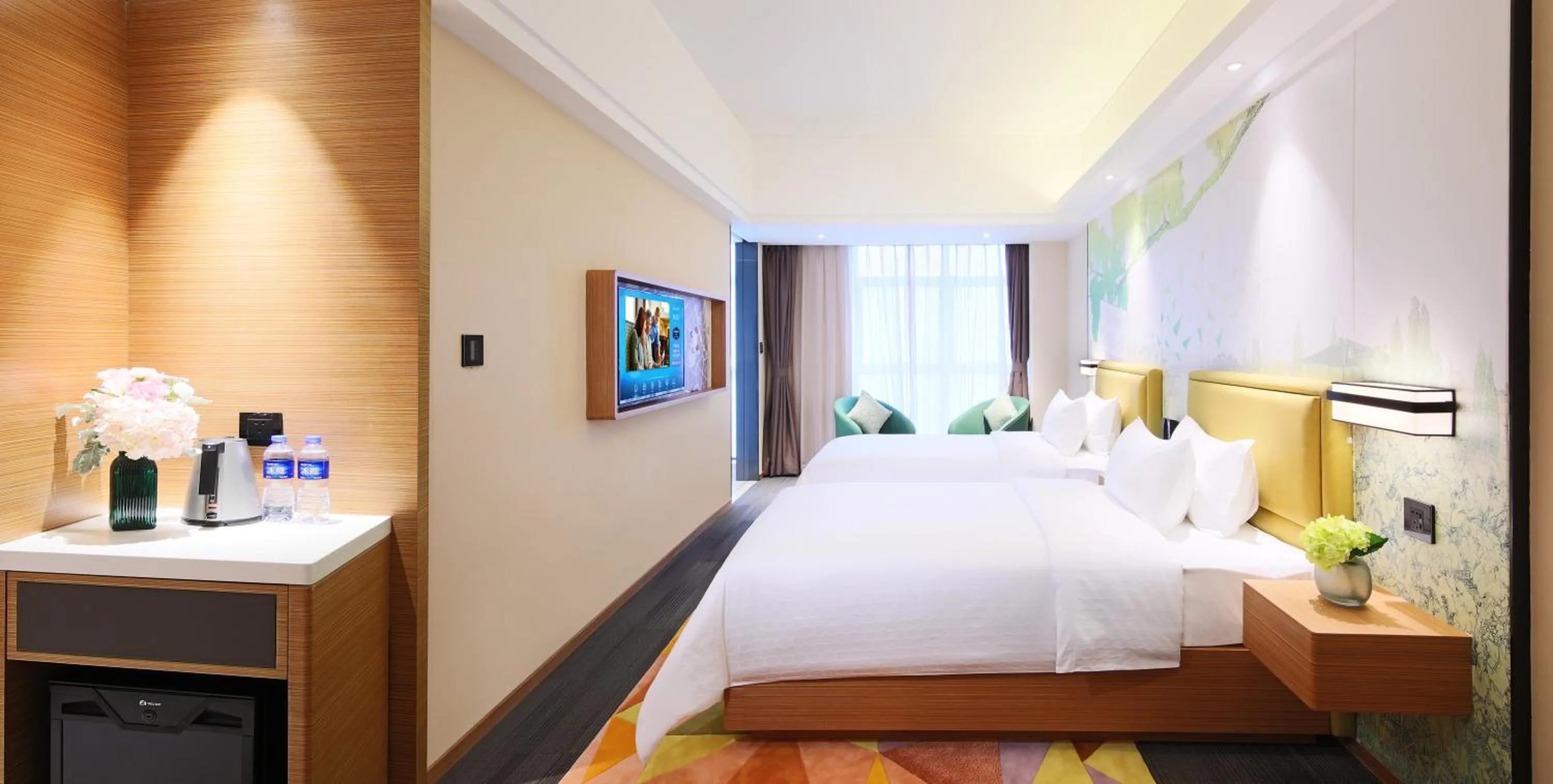 Bed in Hampton by Hilton Zhuhai Cheng Feng Plaza