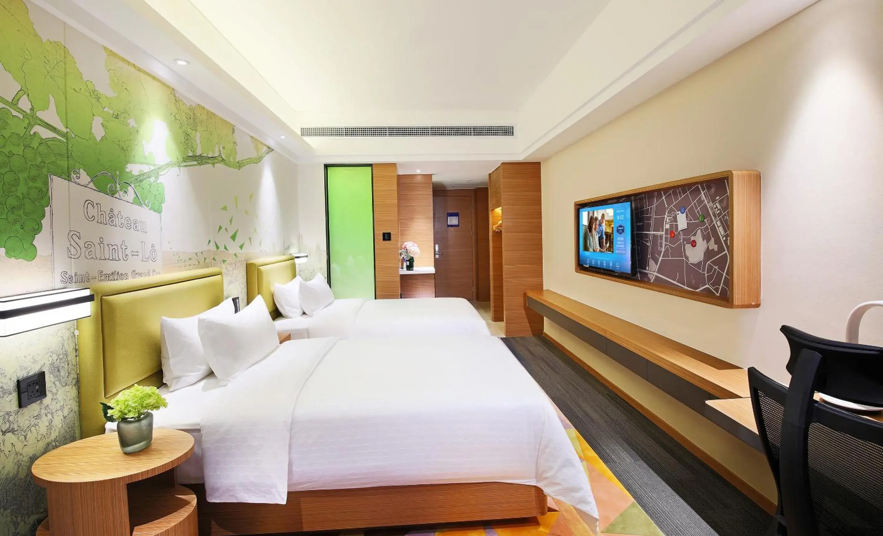 Comfort Twin Room in Hampton by Hilton Zhuhai Cheng Feng Plaza Comfort Twin Room in Hampton by Hilton Zhuhai Cheng Feng Plaza