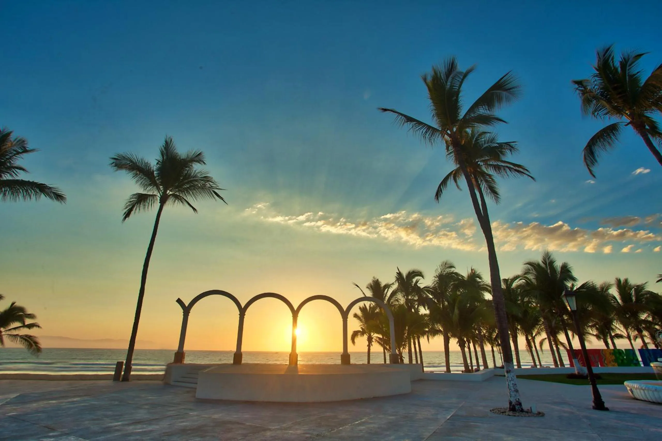 Sunset in Occidental Nuevo Vallarta - All Inclusive