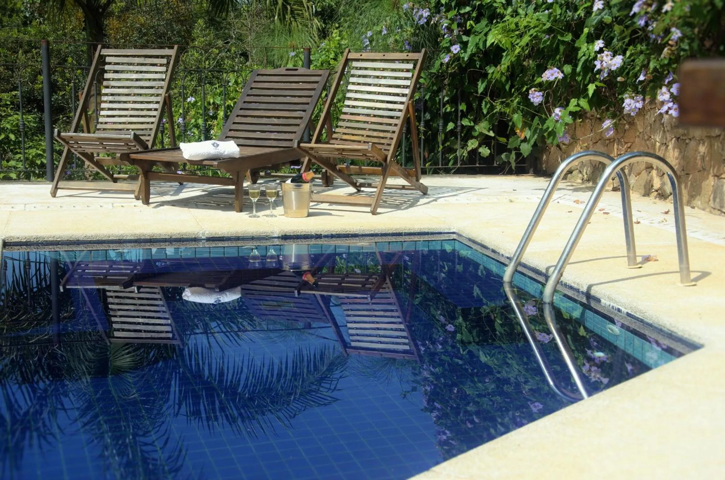 Pool view in Pousada Araujo Bazilio