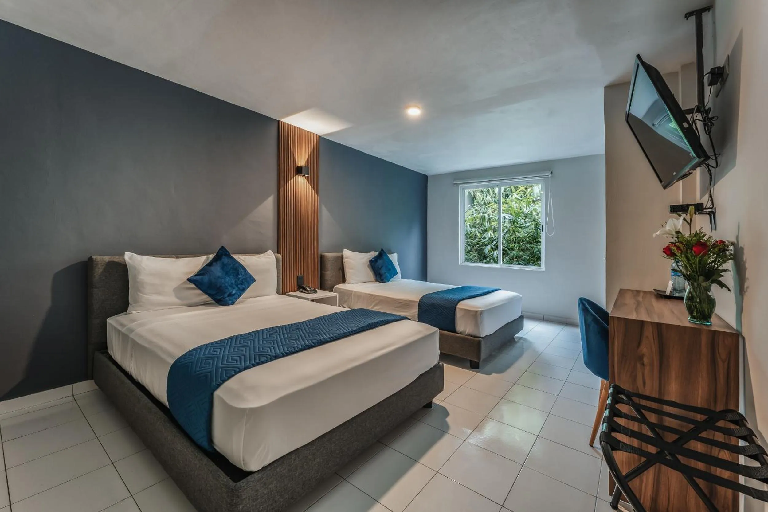 Bed in Hotel Casa Nova, Merida