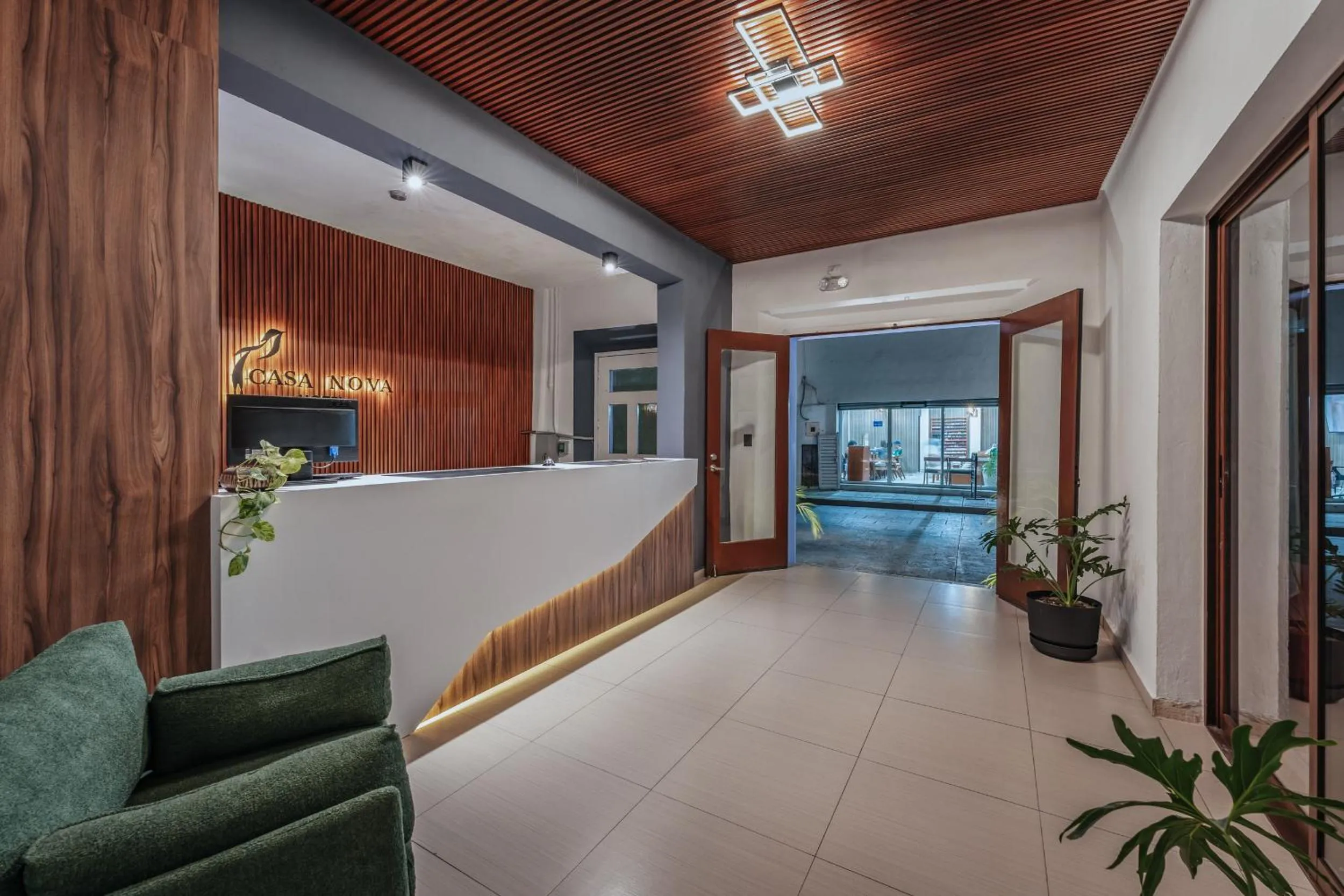 Lobby or reception in Hotel Casa Nova, Merida