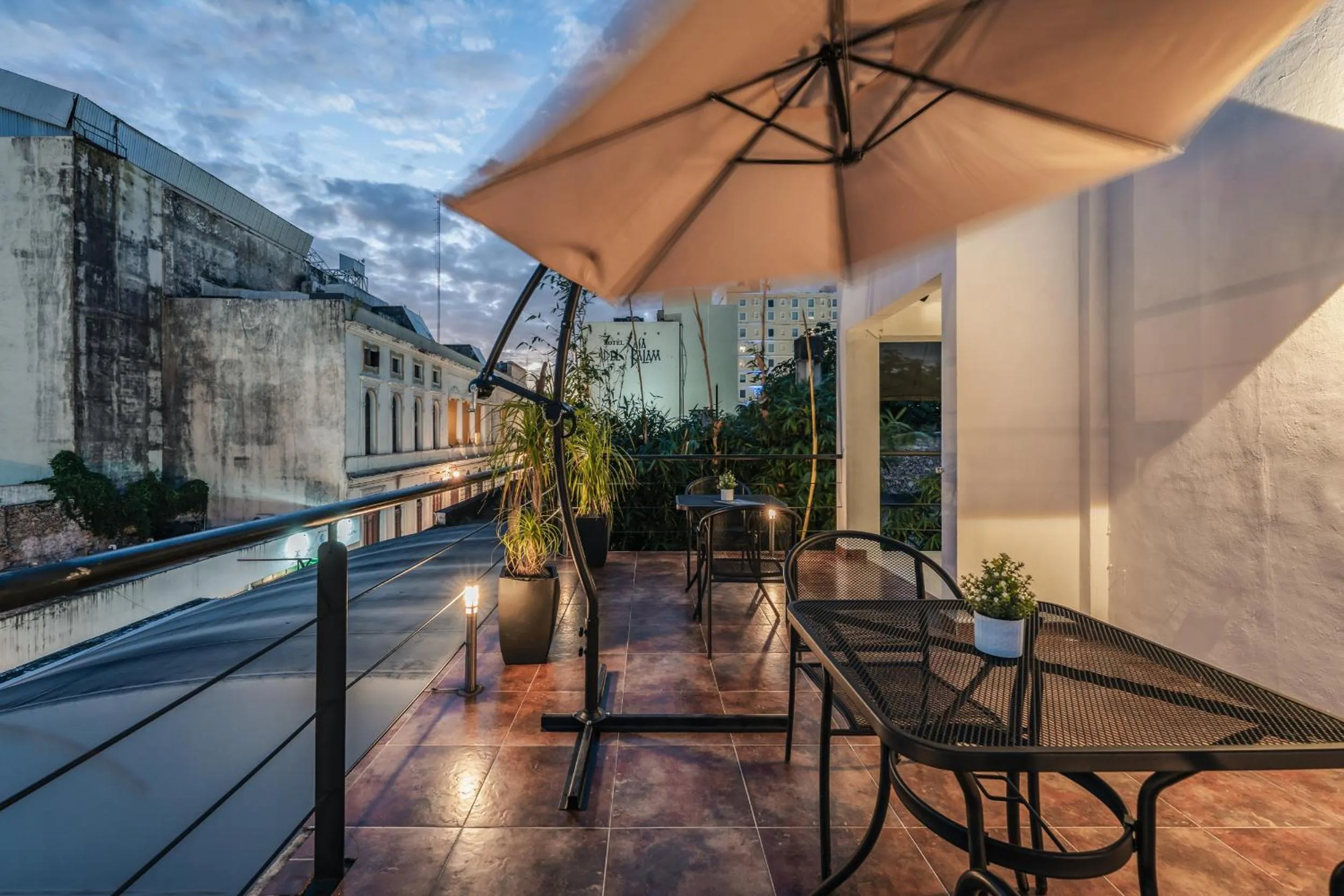 Balcony/Terrace in Hotel Casa Nova, Merida