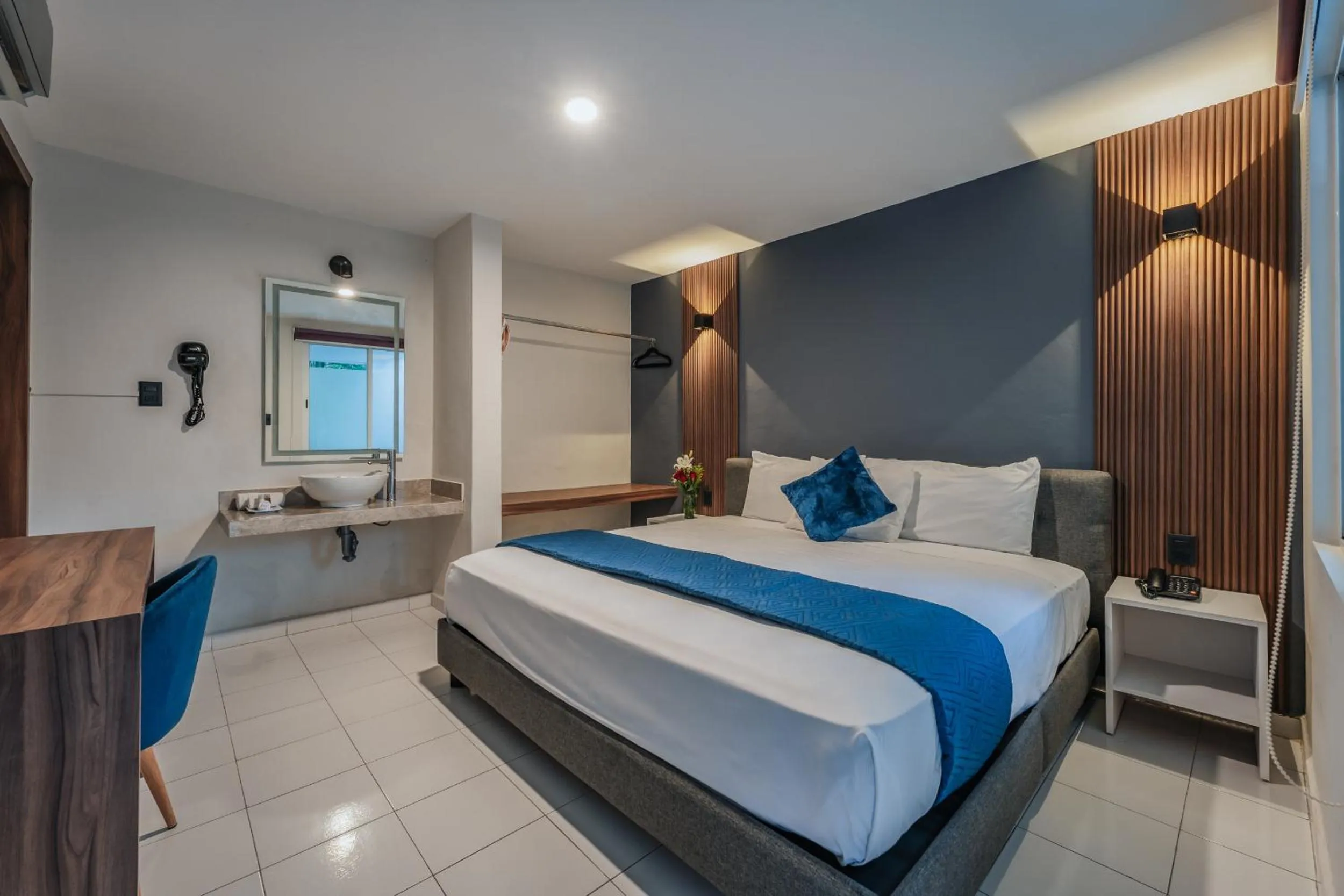 Bed in Hotel Casa Nova, Merida