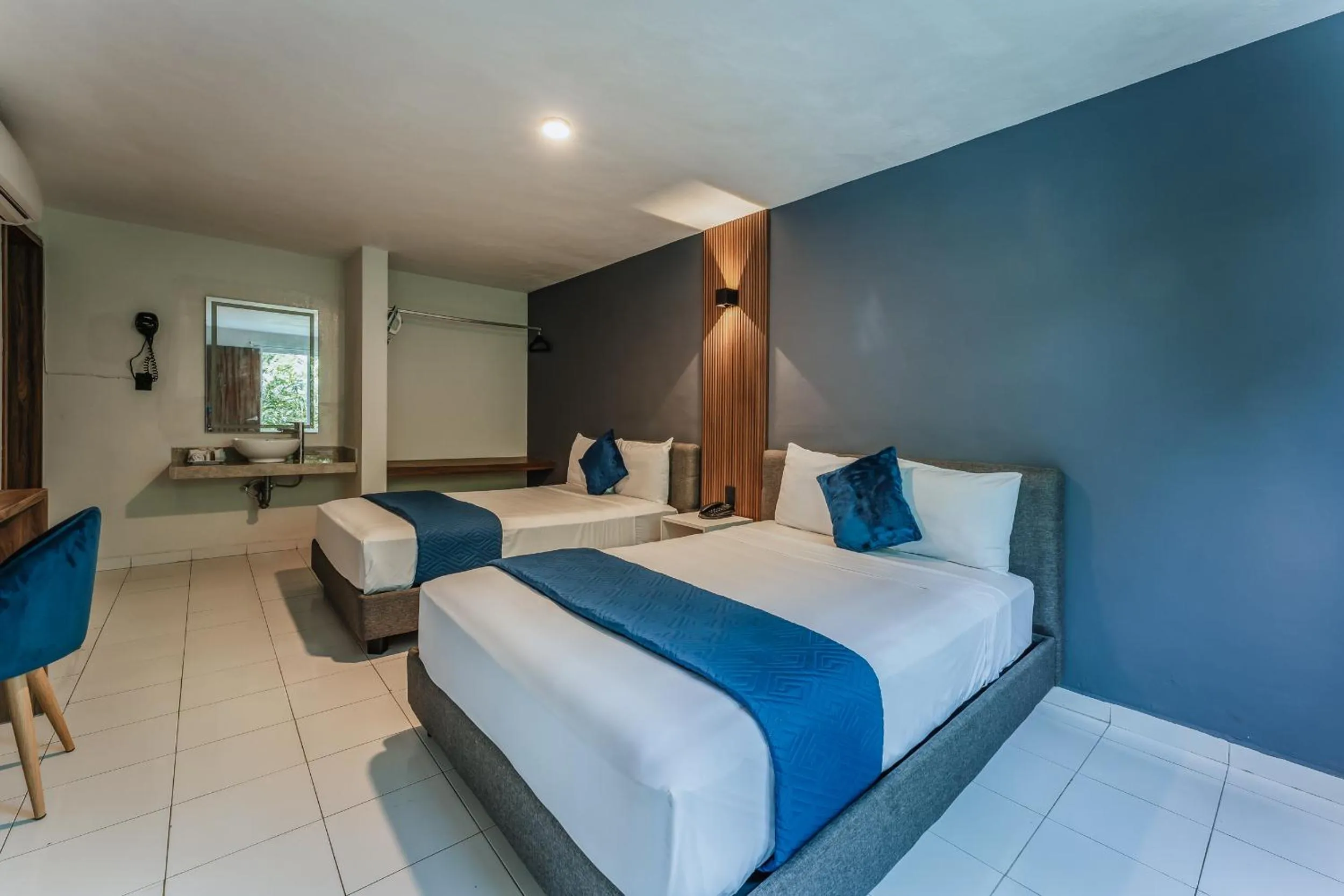 Bed in Hotel Casa Nova, Merida