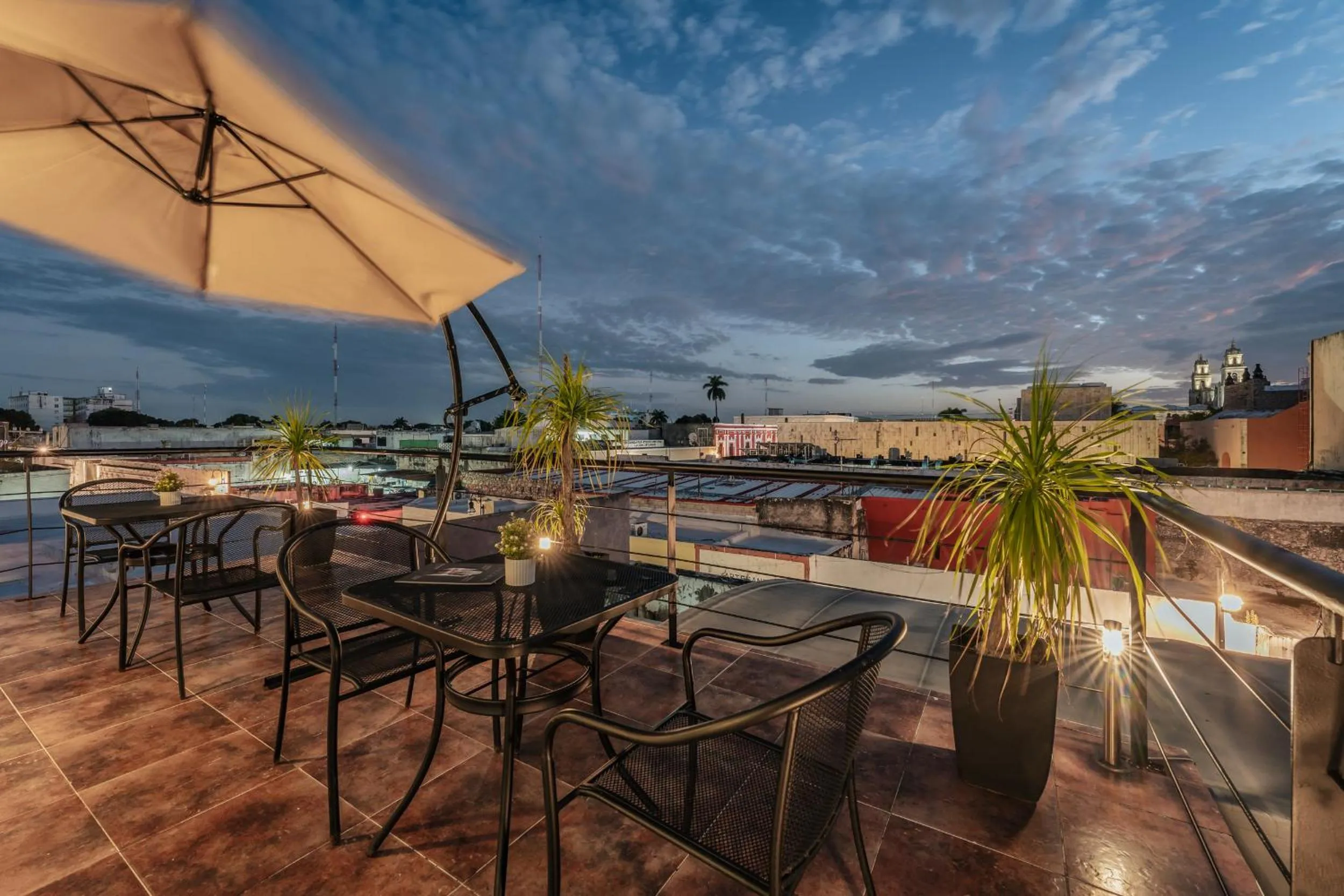 Balcony/Terrace in Hotel Casa Nova, Merida