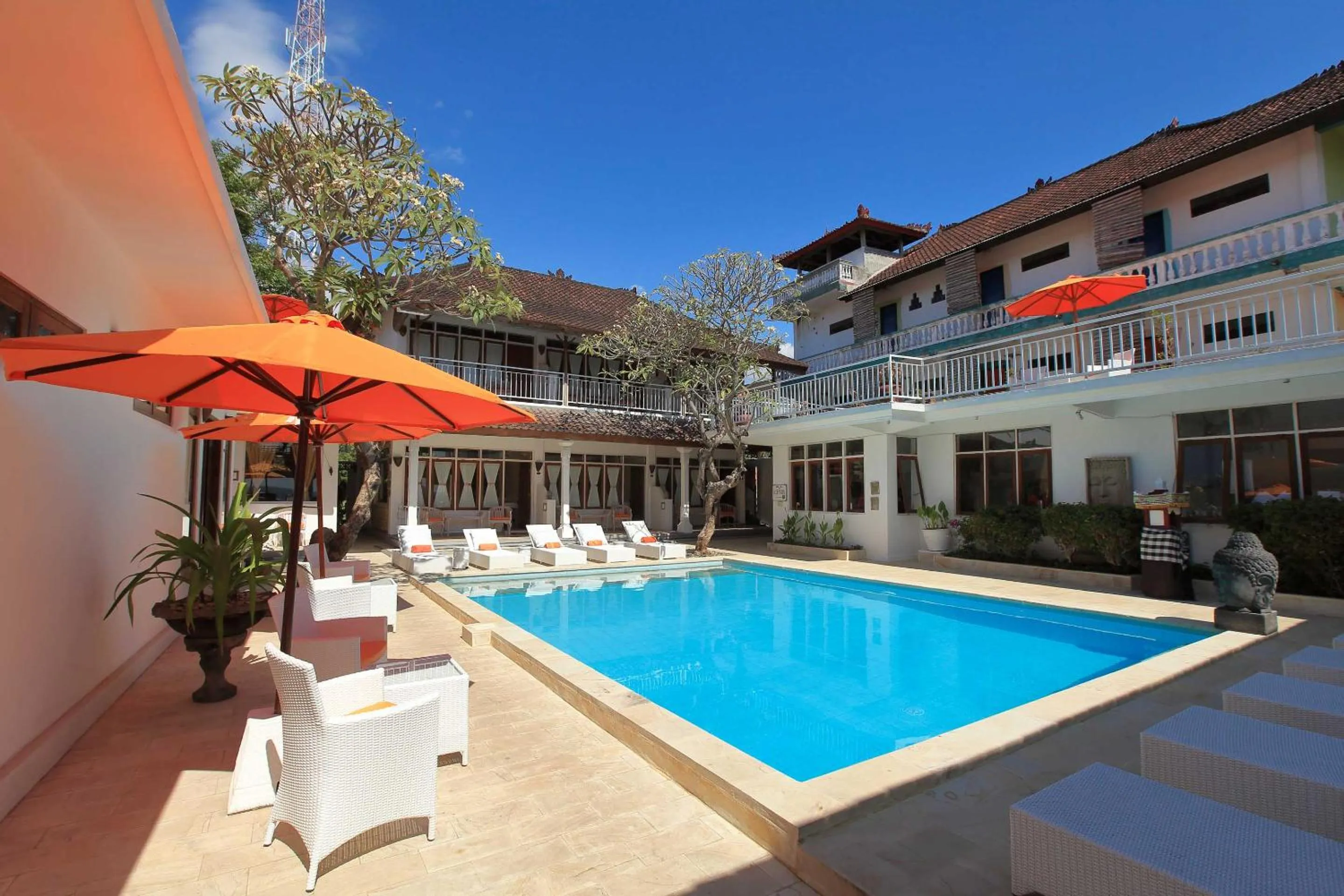 Property building in Villa Agung Beach Inn