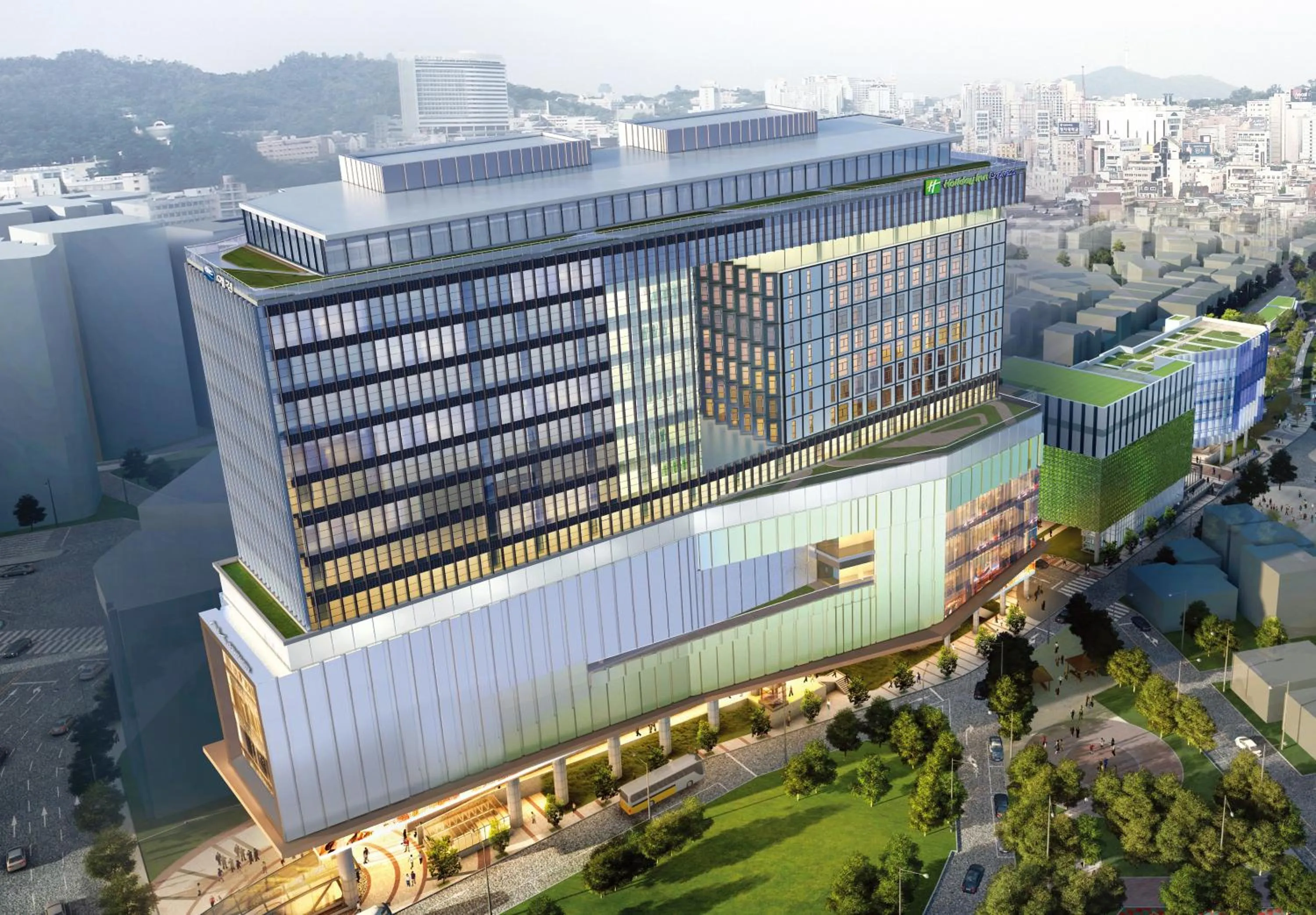 Bird's eye view in Holiday Inn Express Seoul Hongdae by IHG