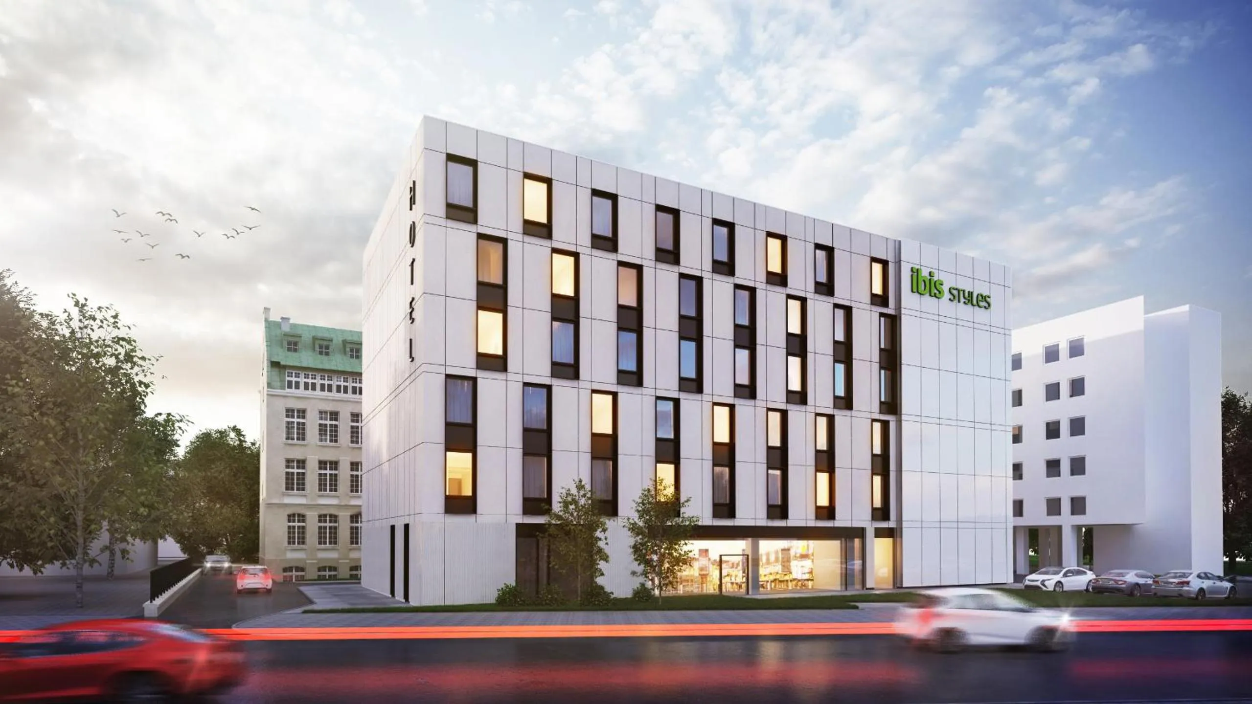 Facade/entrance in ibis Styles Warszawa Centrum