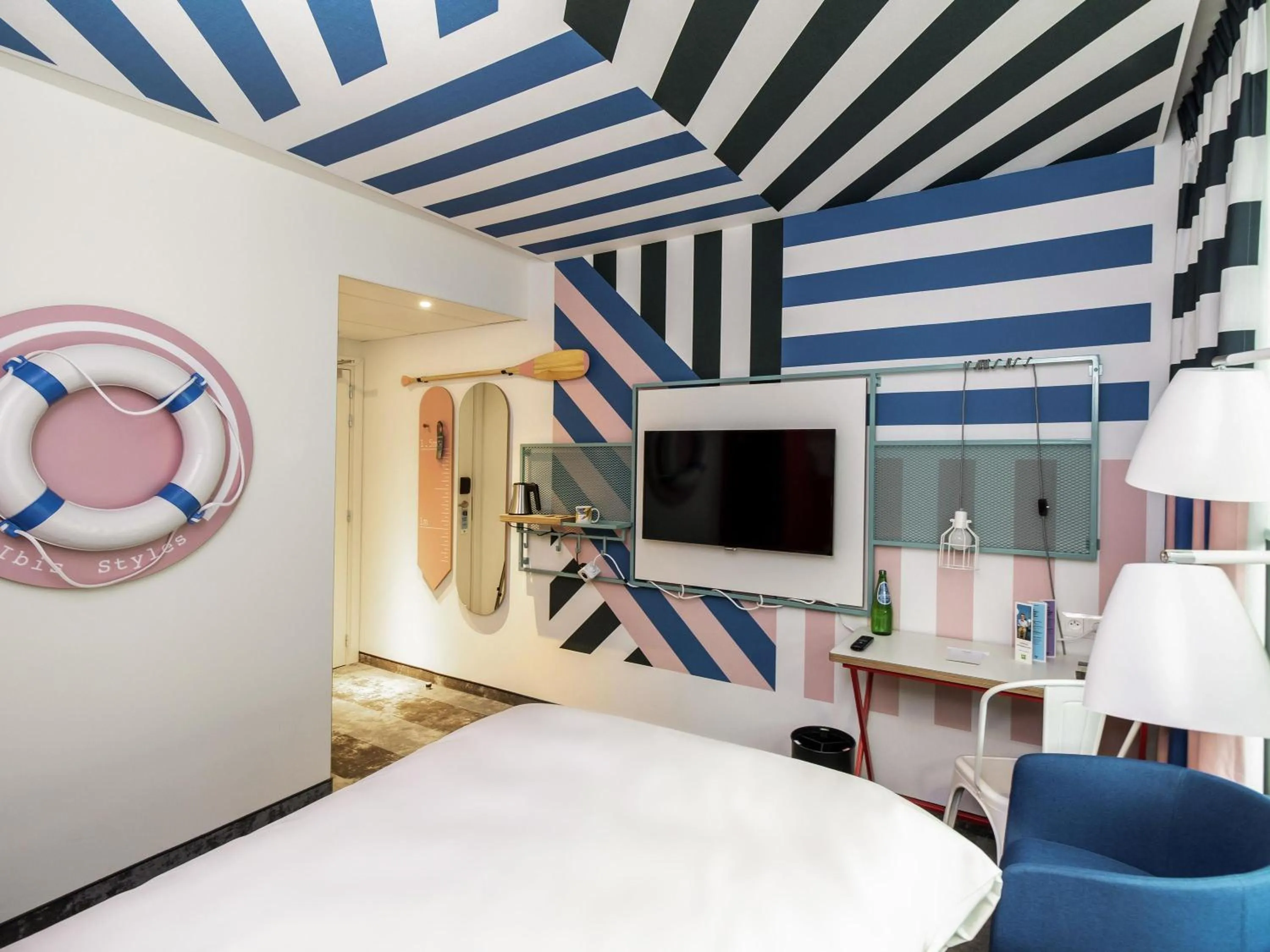 Bedroom, Bed in ibis Styles Warszawa Centrum