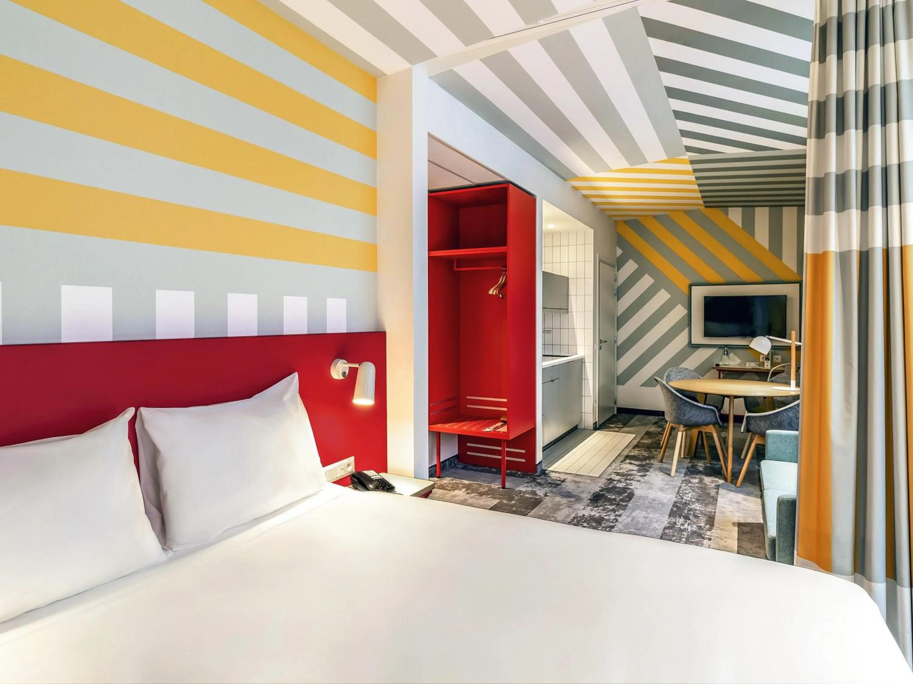 Bedroom, Bed in ibis Styles Warszawa Centrum