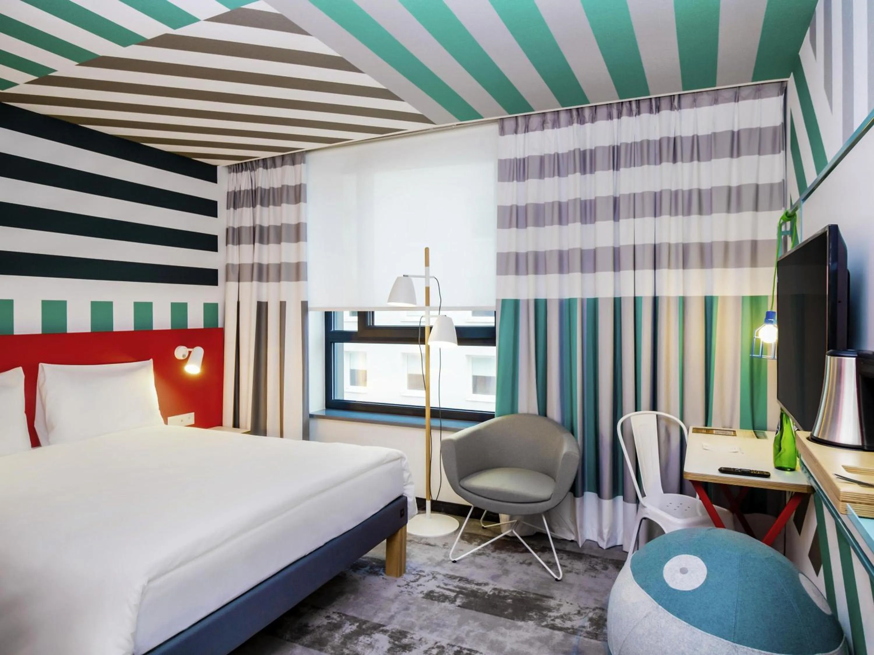 Bedroom, Bed in ibis Styles Warszawa Centrum