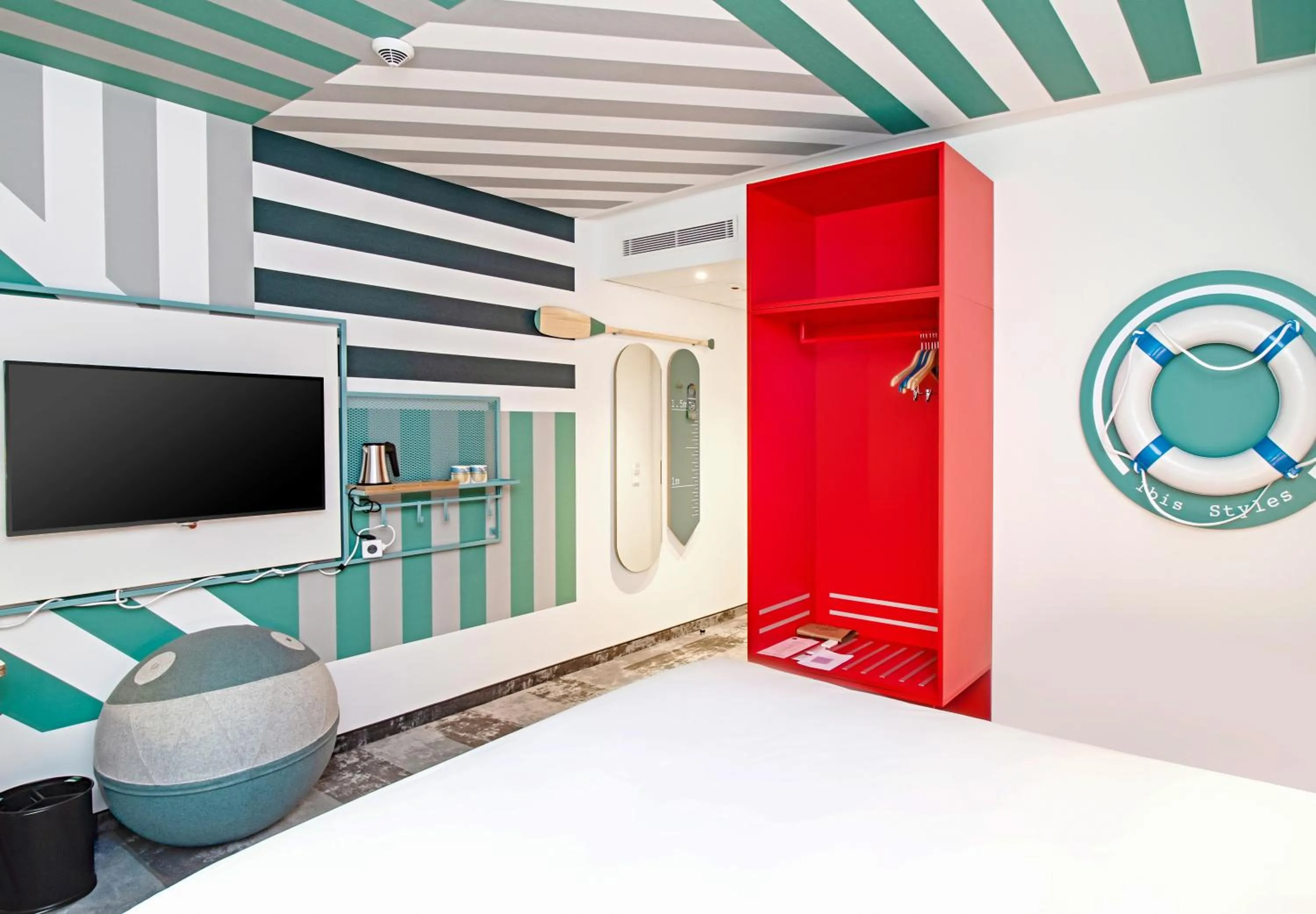 TV and multimedia, Bed in ibis Styles Warszawa Centrum