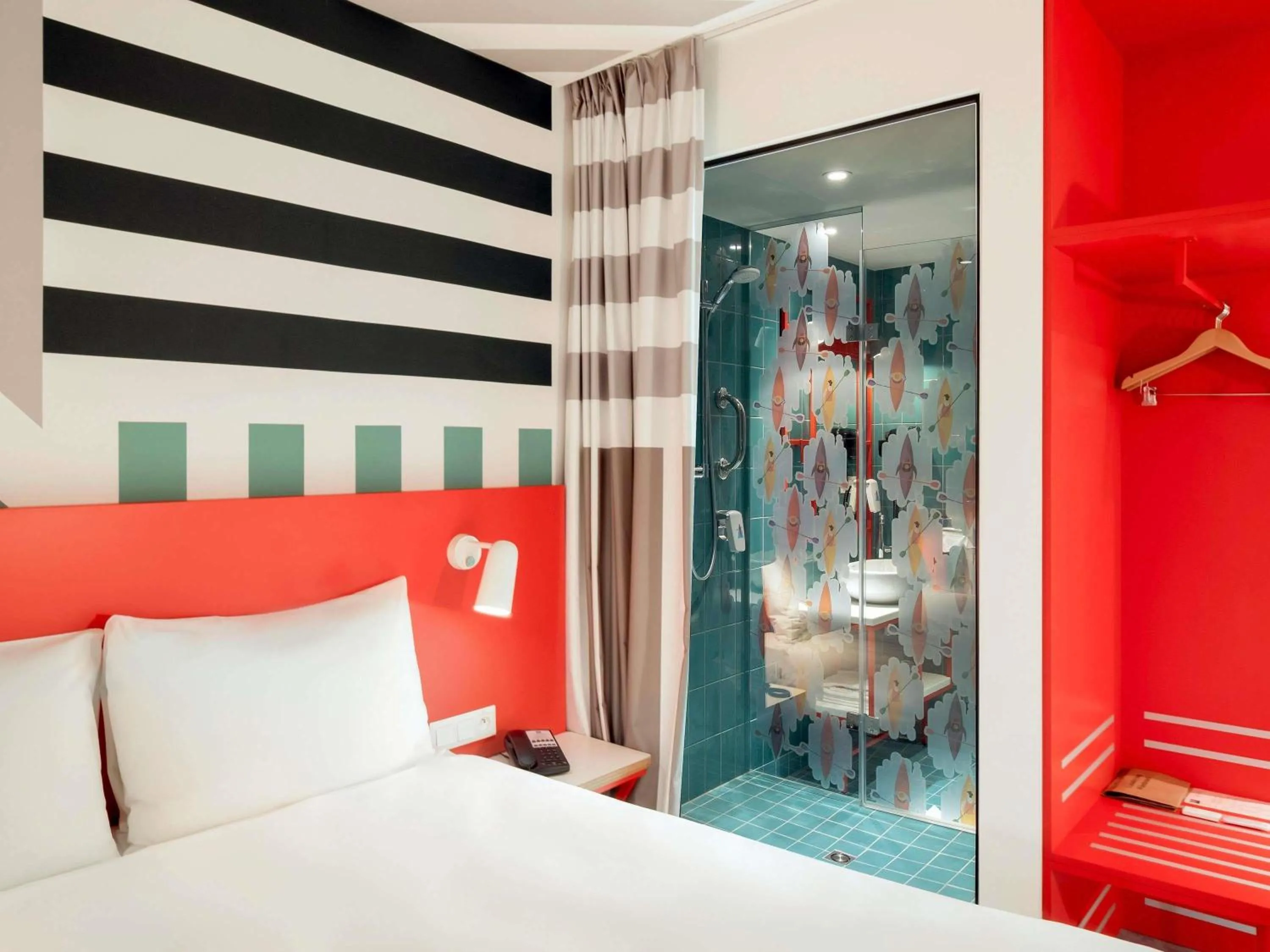 Bedroom, Bed in ibis Styles Warszawa Centrum