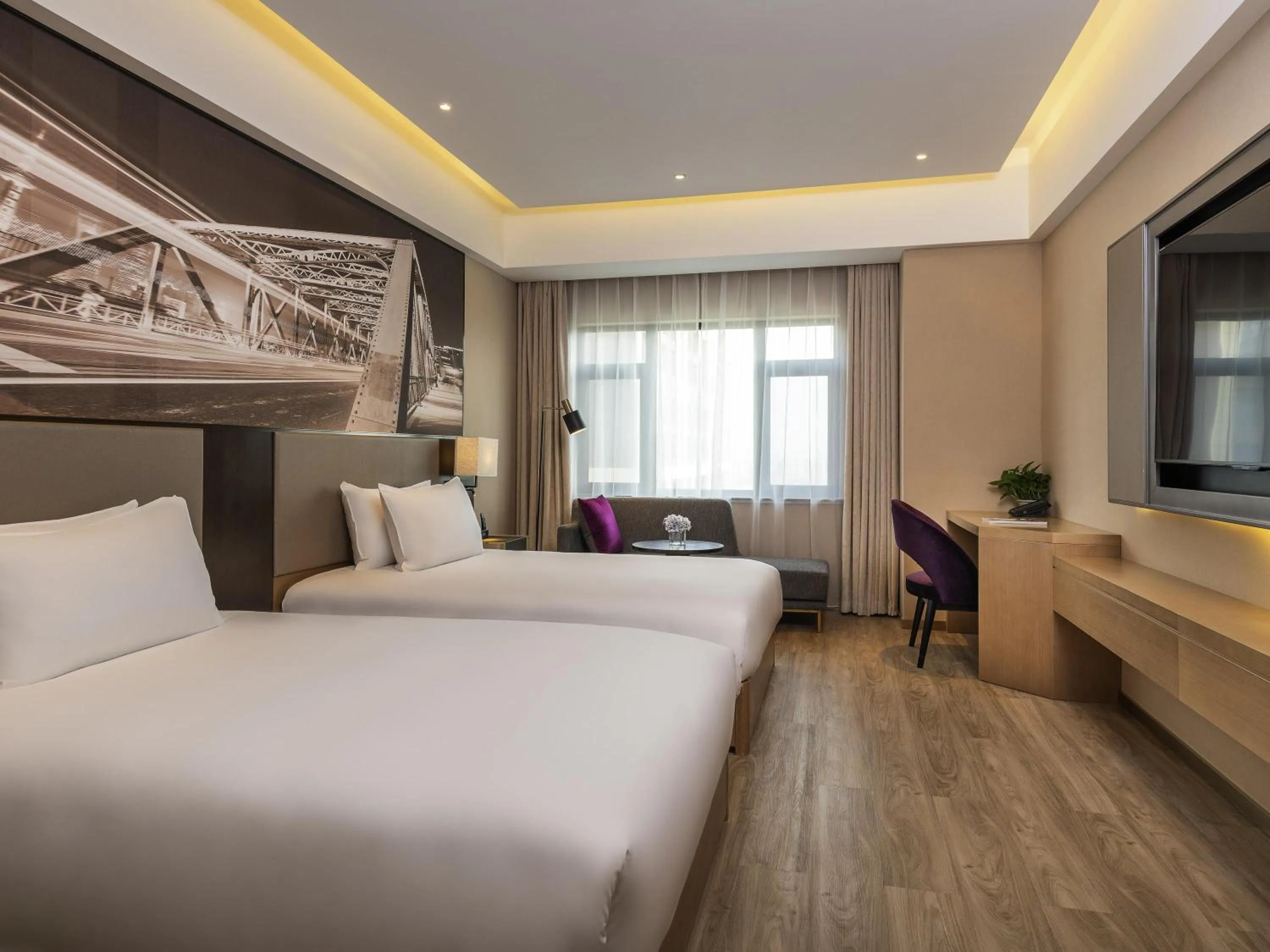 Bedroom, Bed in Mercure Shanghai Jiuting