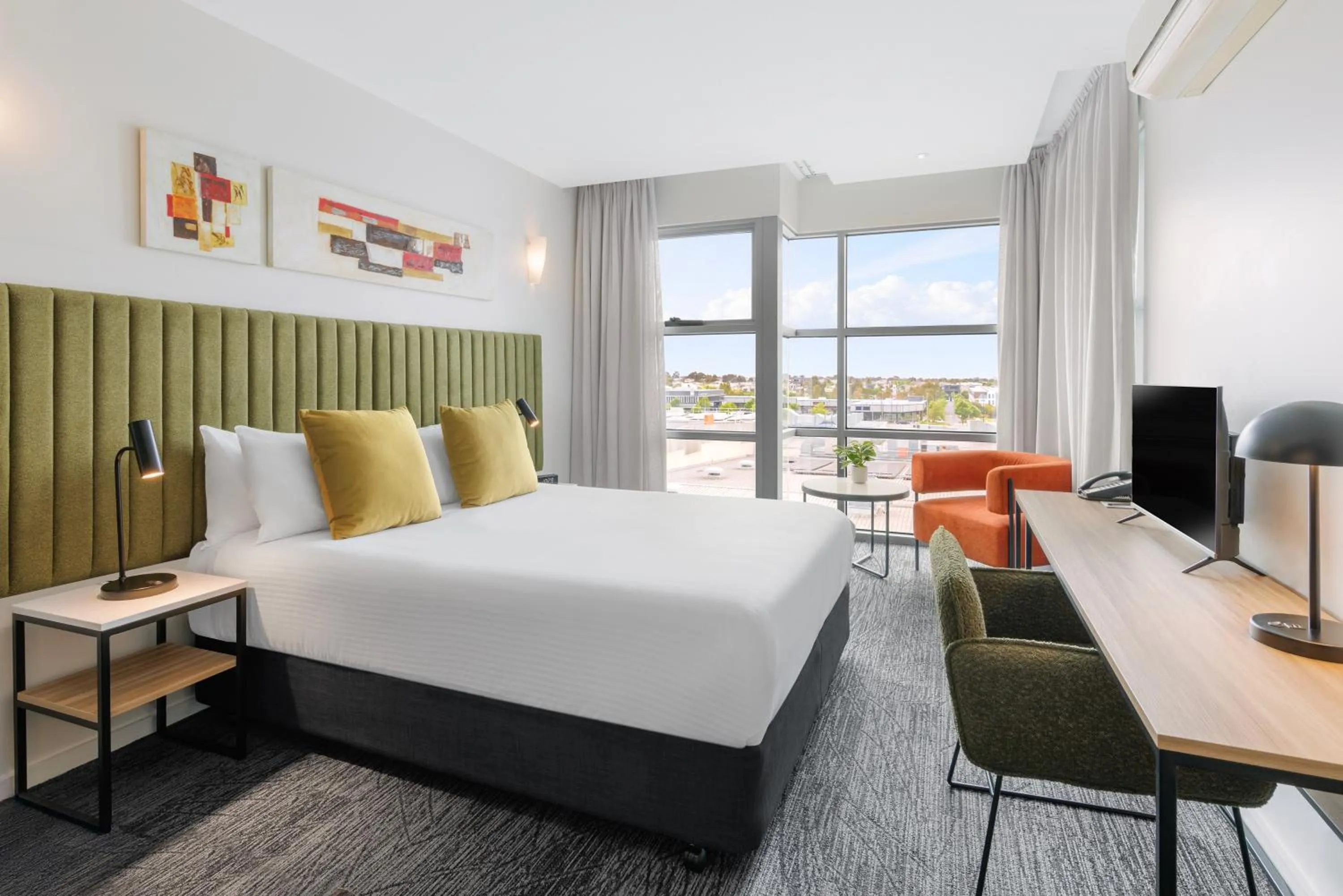 Bedroom, Bed in Quest Caroline Springs