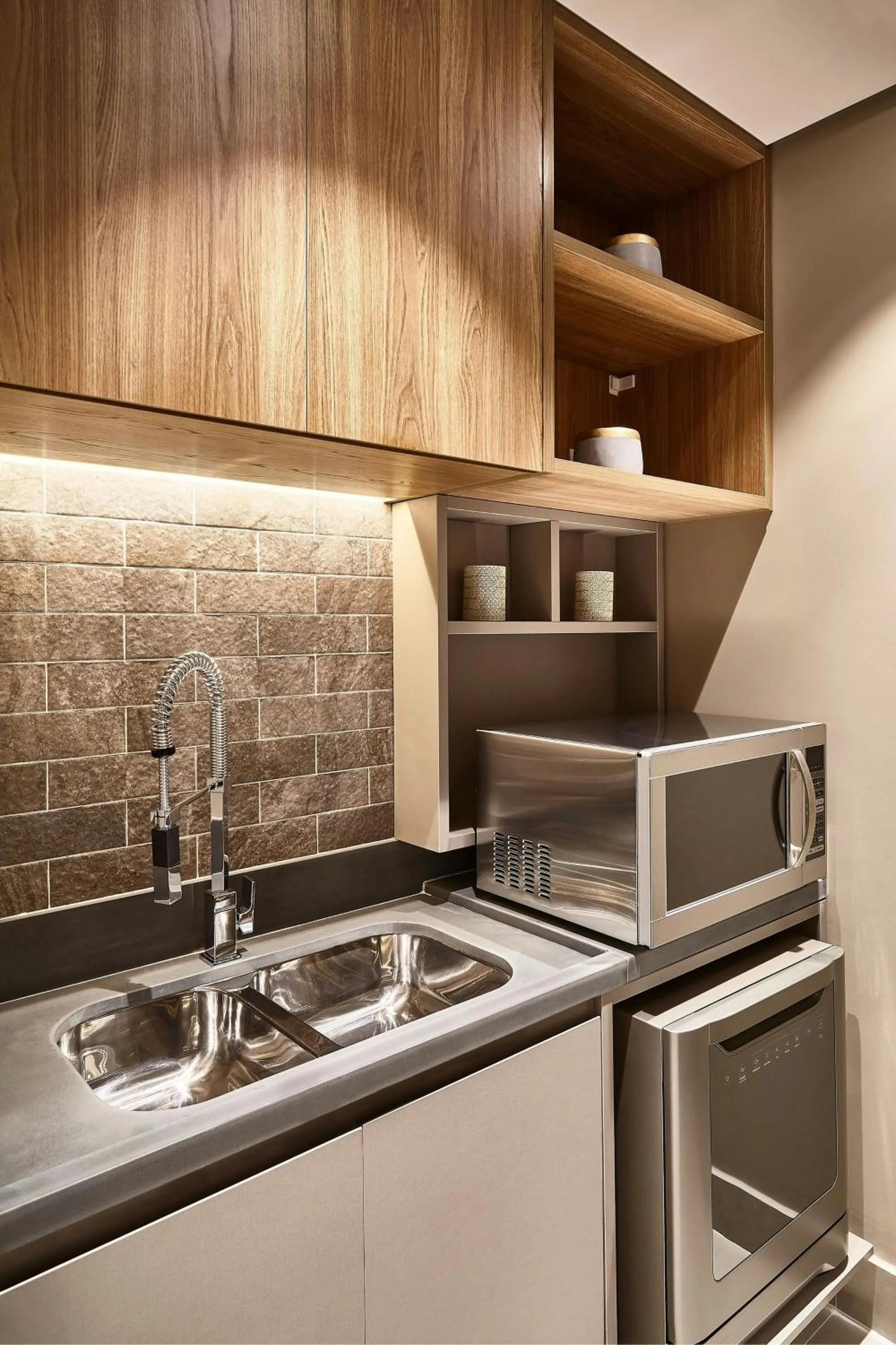 Kitchen or kitchenette in Sheraton Santos Hotel