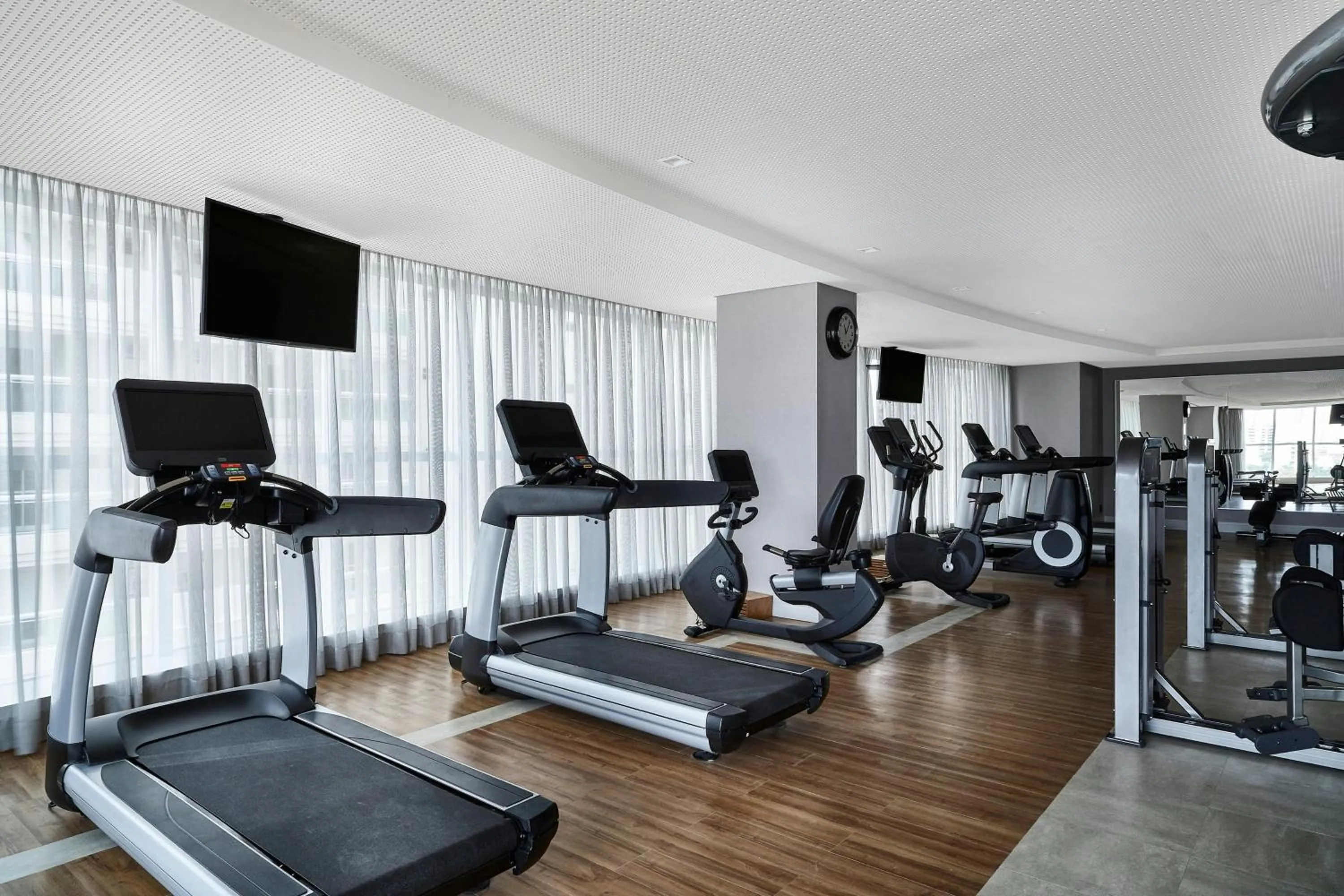 Fitness centre/facilities in Sheraton Santos Hotel