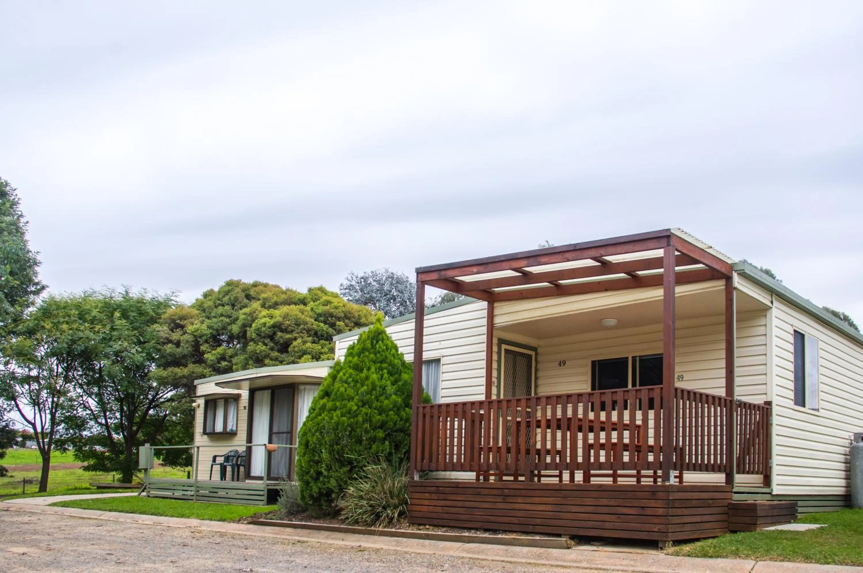 Balcony/Terrace in Rivergum Holiday Park