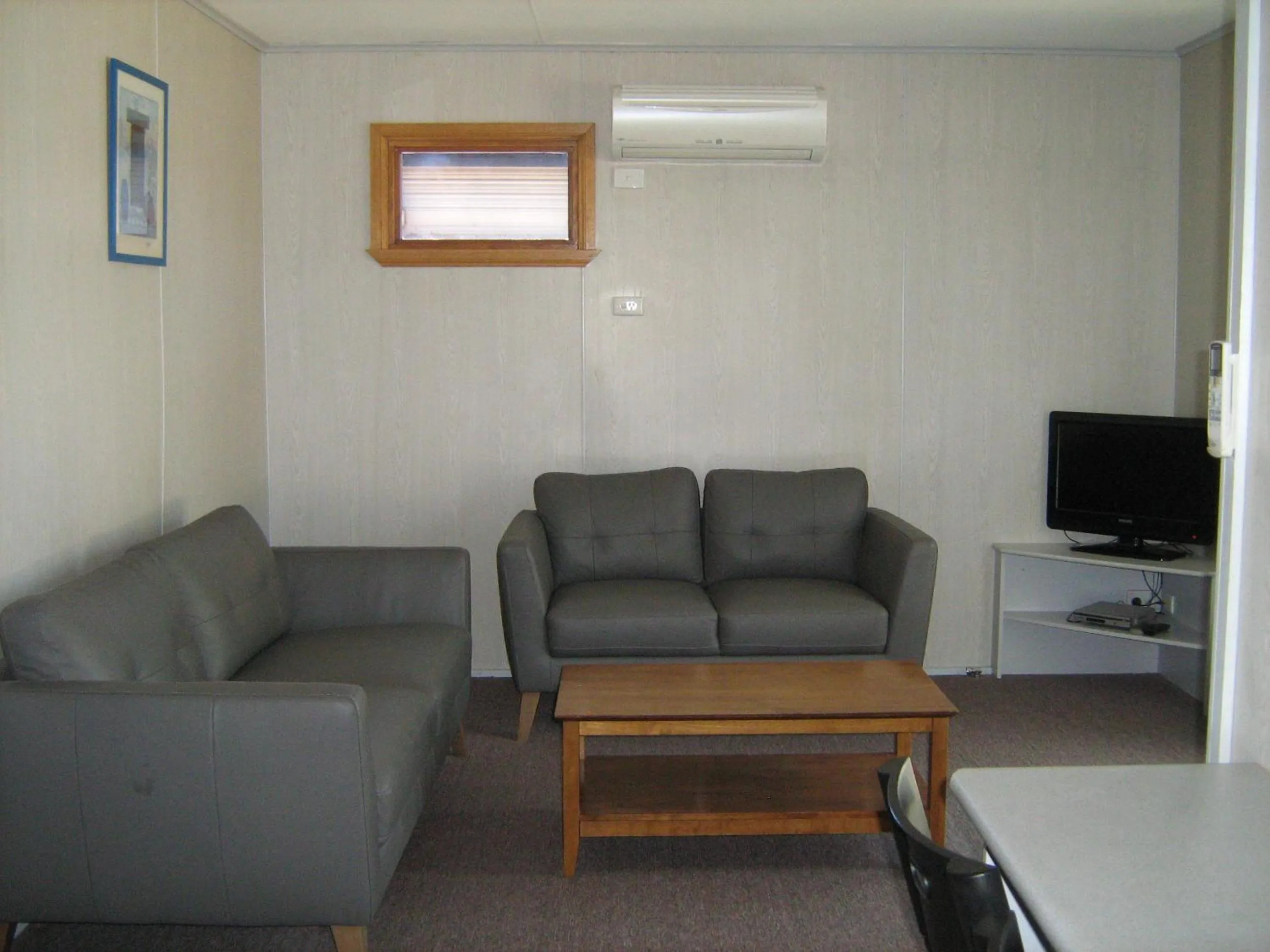Living room in Rivergum Holiday Park