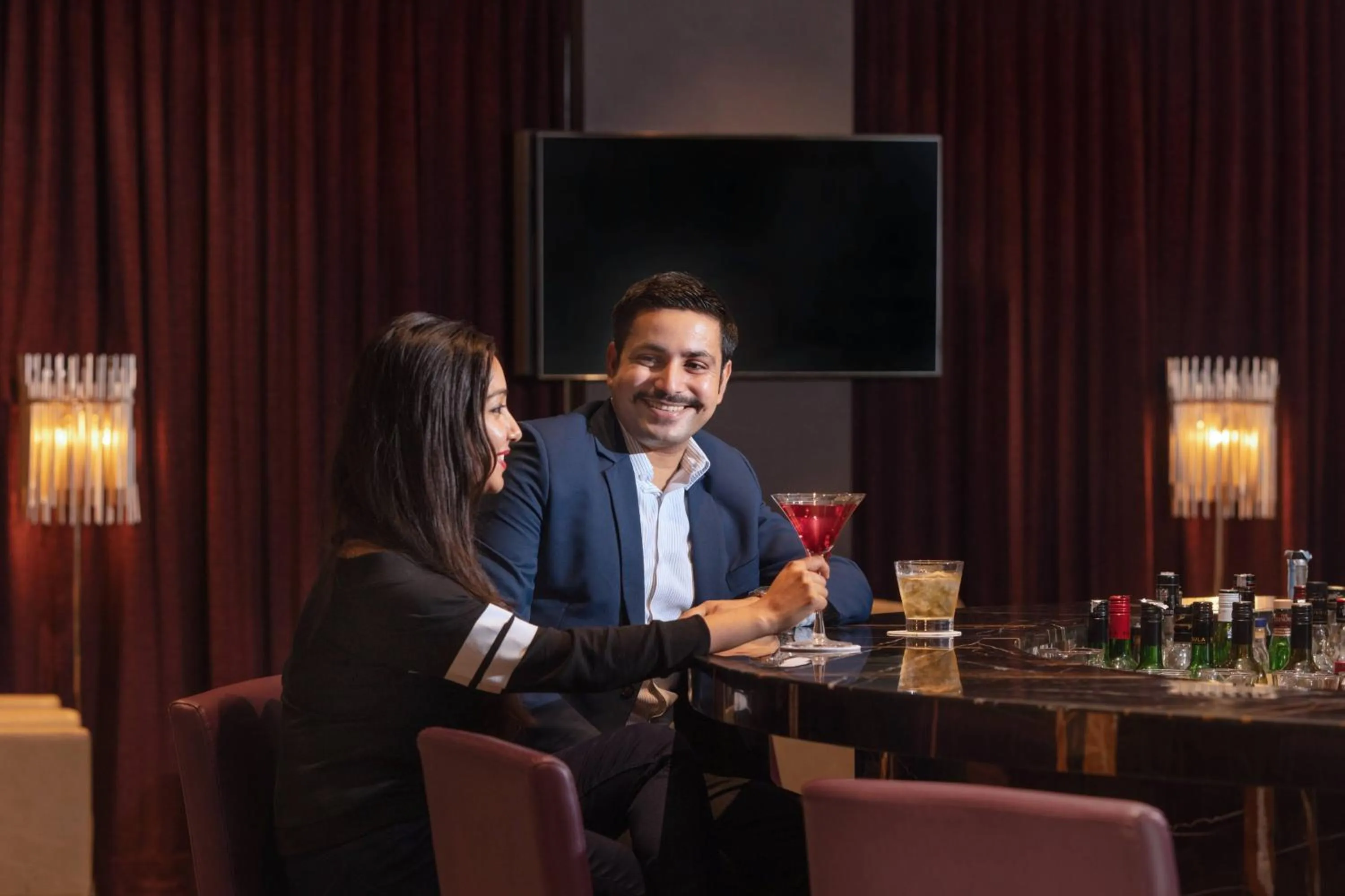 Lounge or bar in Courtyard by Marriott Madurai