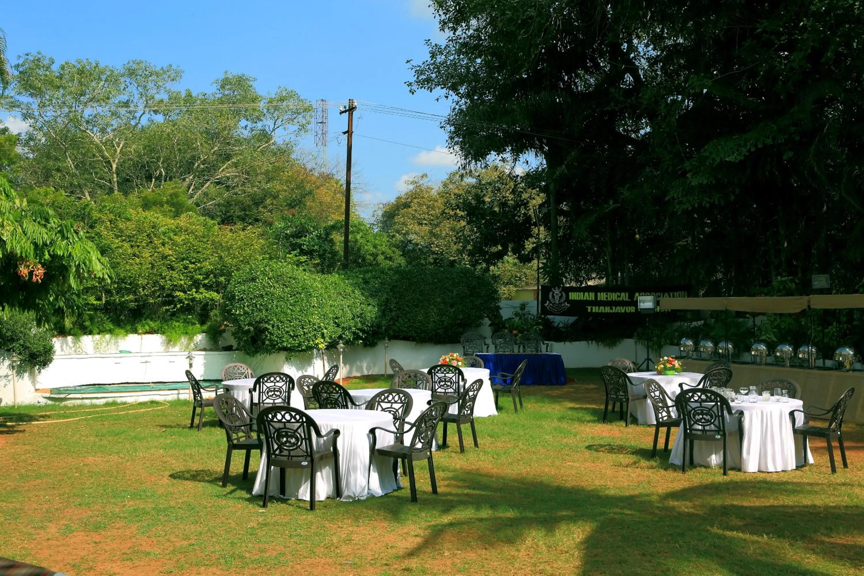 Garden in Sangam Hotel, Thanjavur