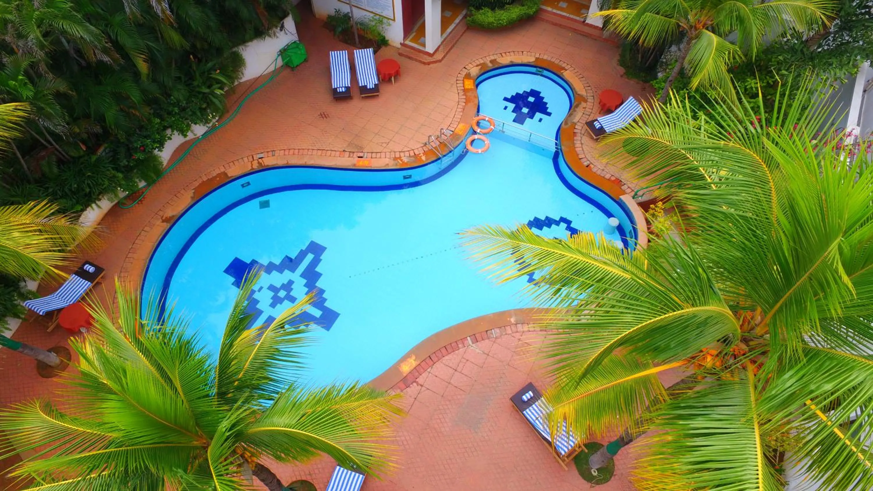 Swimming pool in Sangam Hotel, Thanjavur