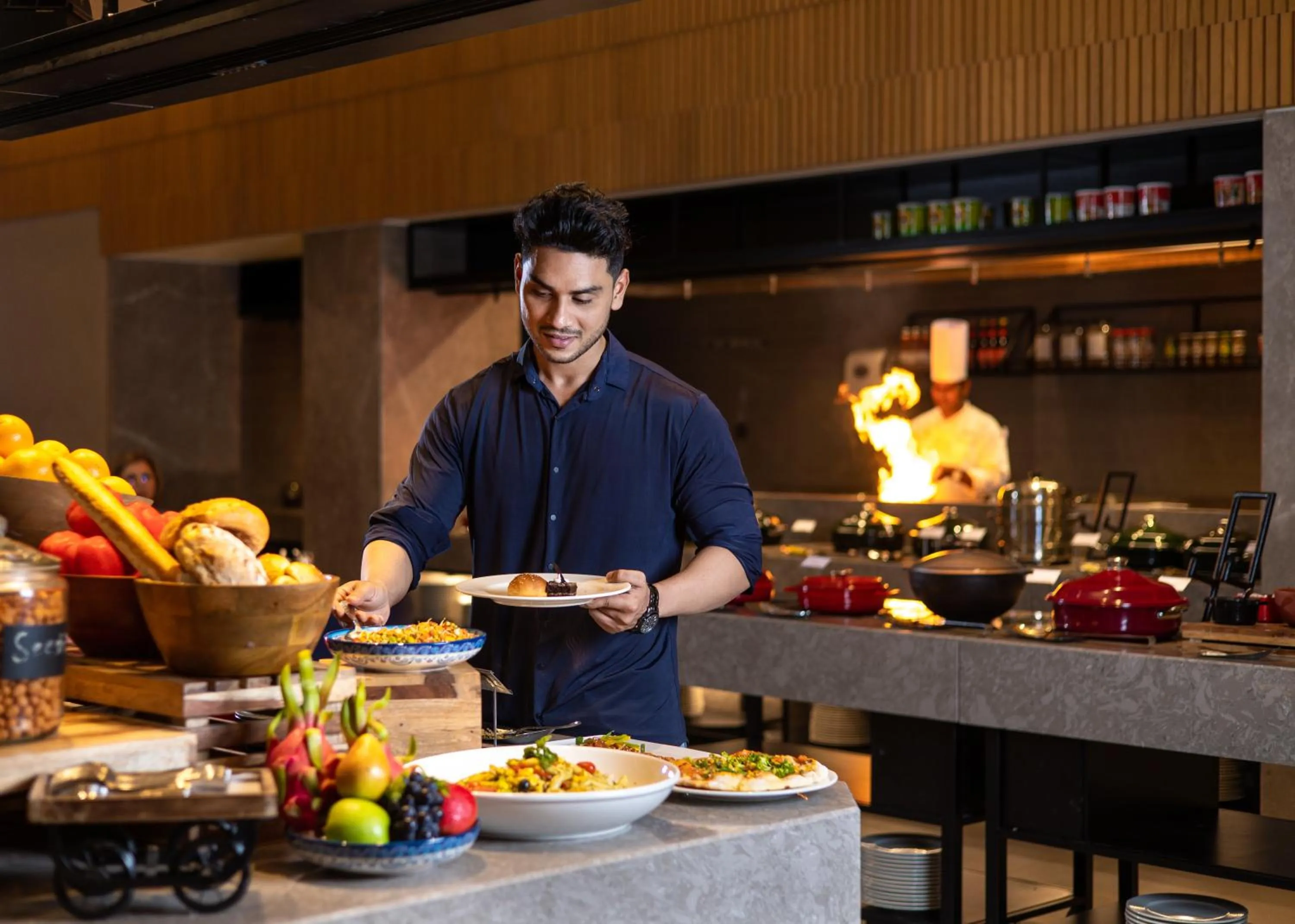 Breakfast in Courtyard by Marriott Tiruchirappalli